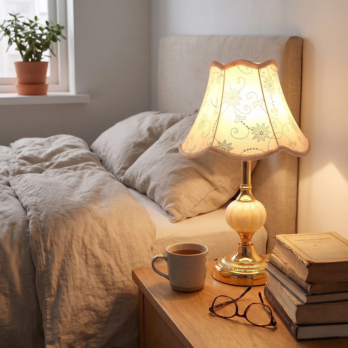 Quixy Vintage Scandinavian Table Lamp