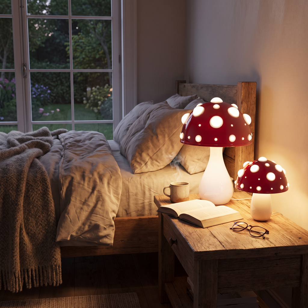 LED Mushroom Table Lamp