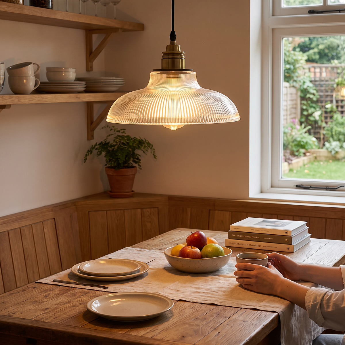 LumiVibe Glass Pendant Light