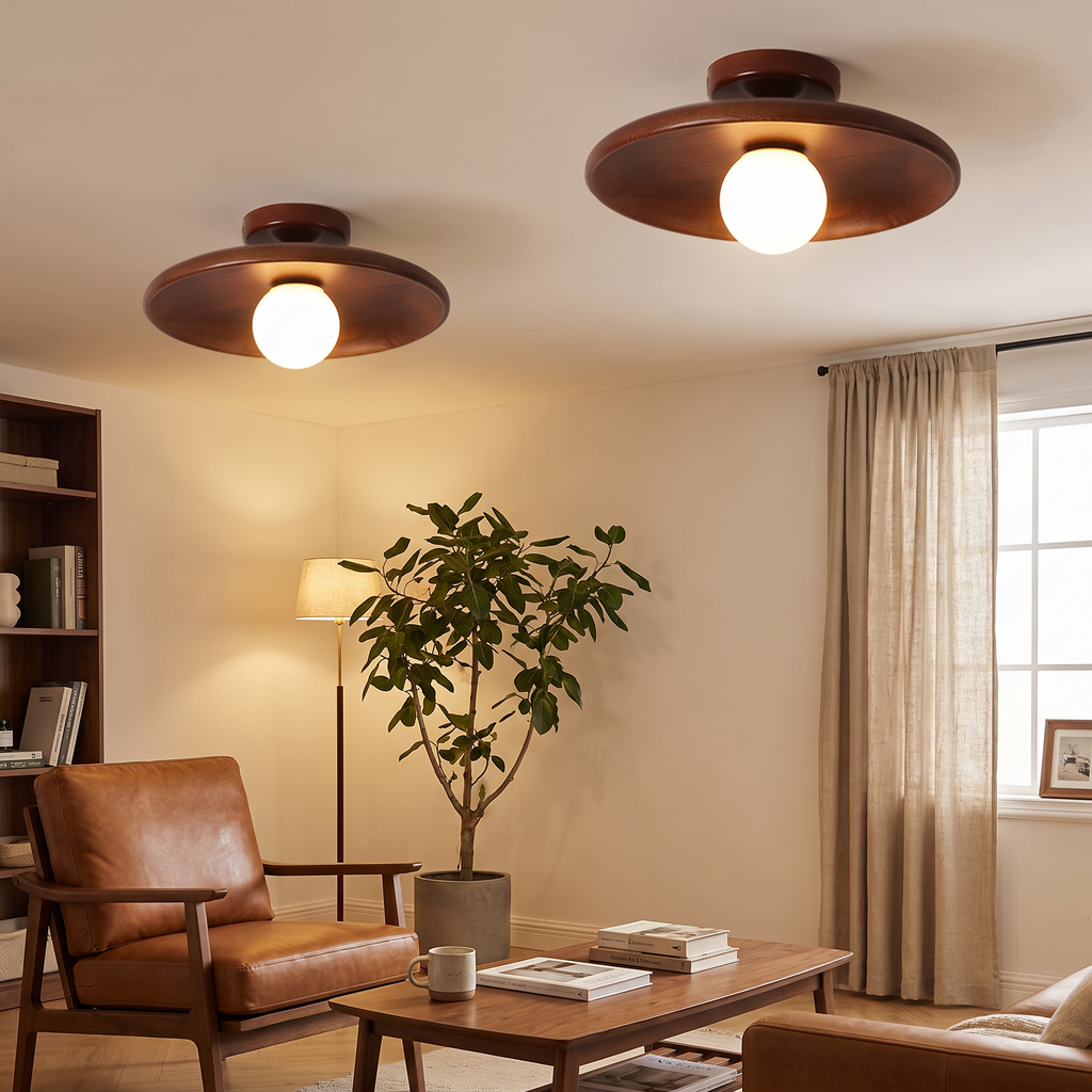 Modern Wooden Ceiling Light