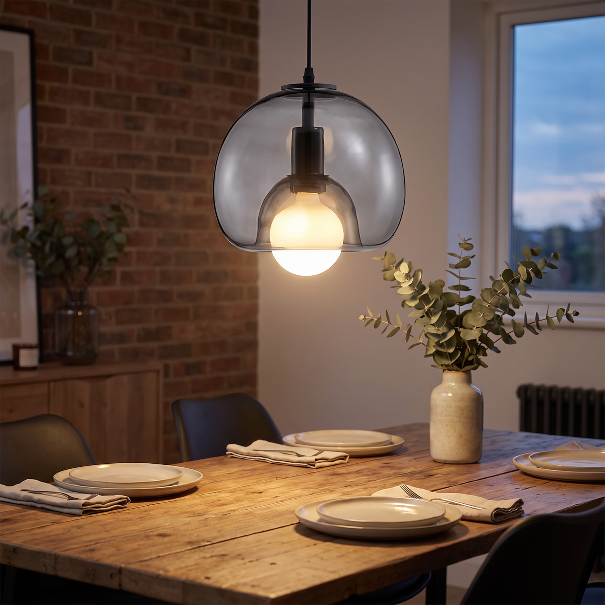Clyde Glass Pendant Light