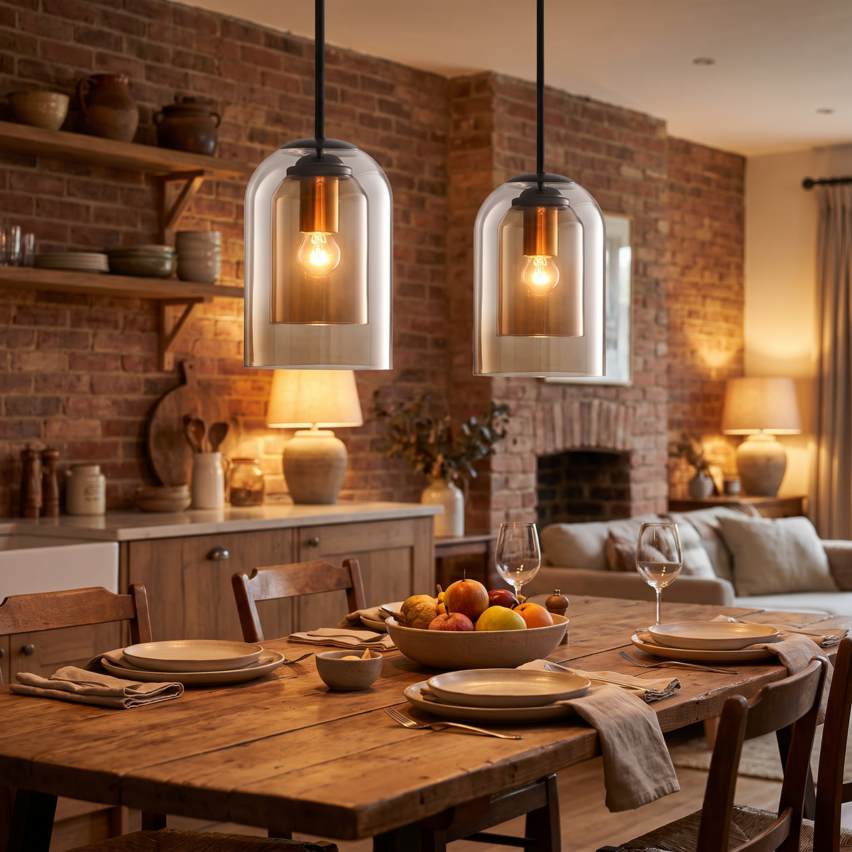 Mica Mid-Century Pendant Lamp