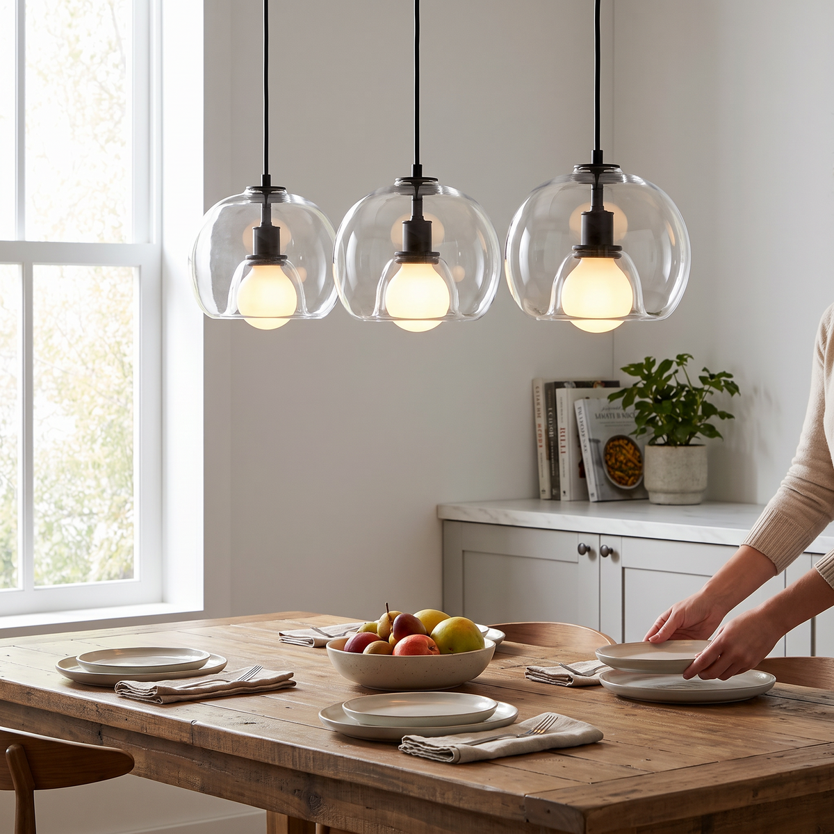 Clyde Glass Pendant Light