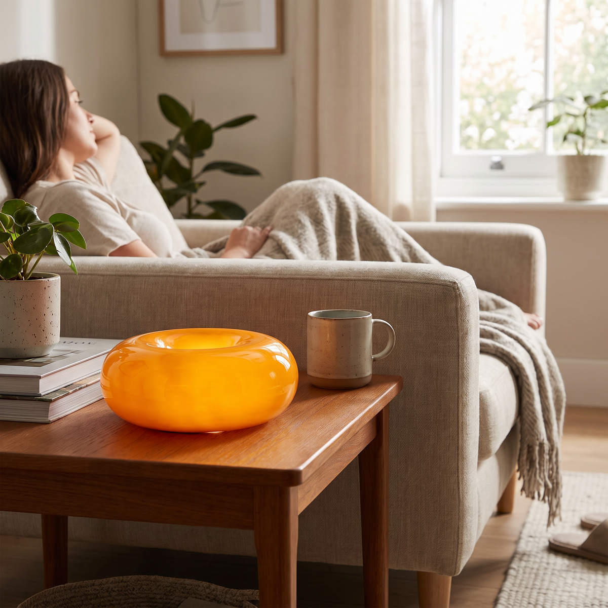 Bauhaus Donut Lamp
