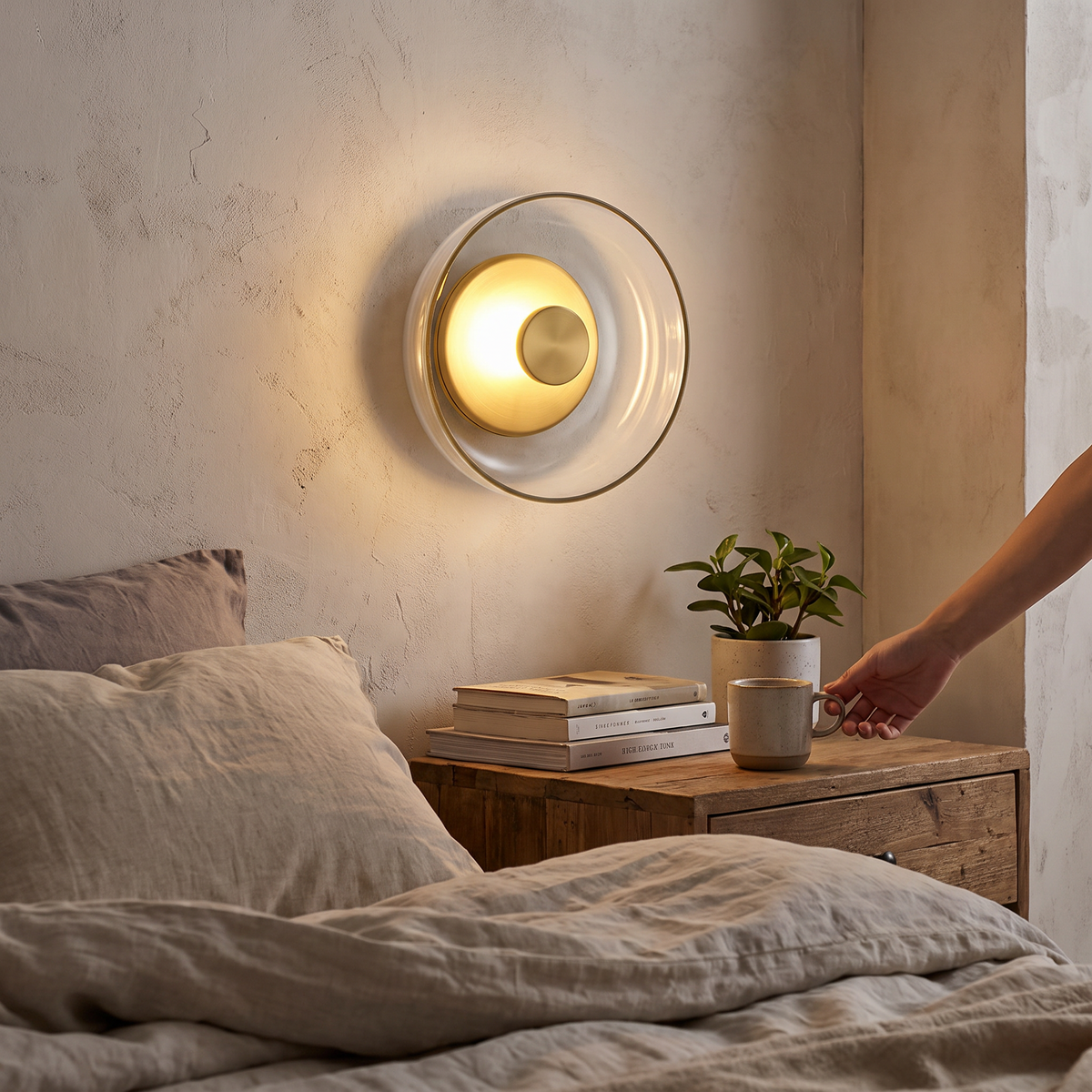 Nordic Glass LED Wall Sconce