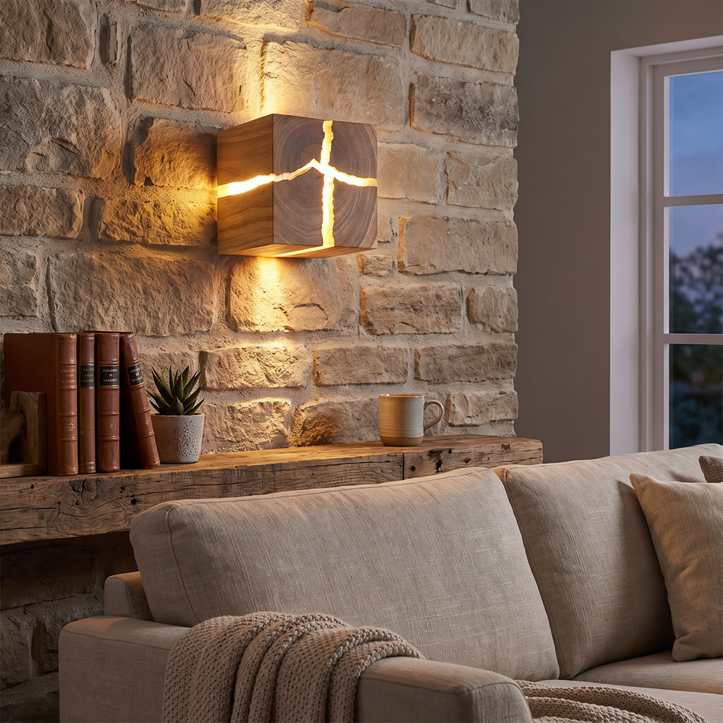WoodAura Wall Light