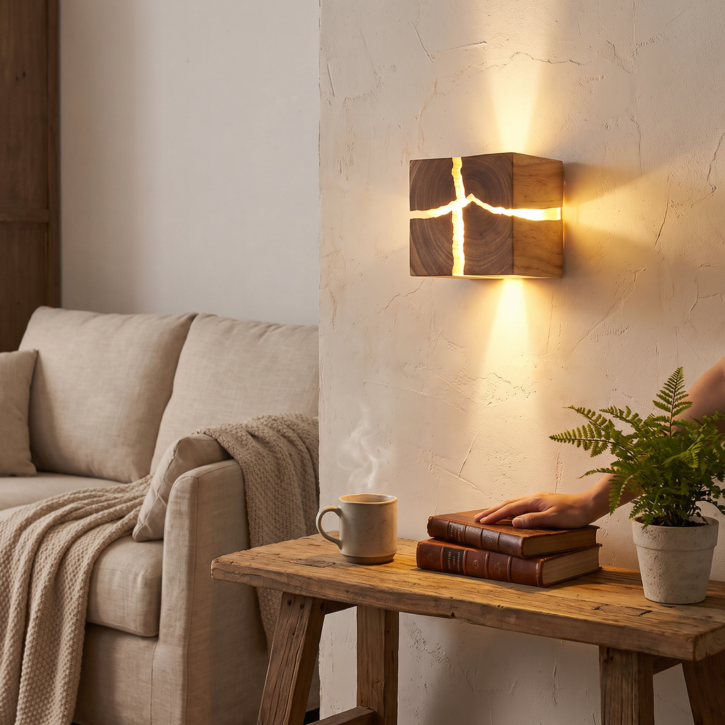 WoodAura Wall Light