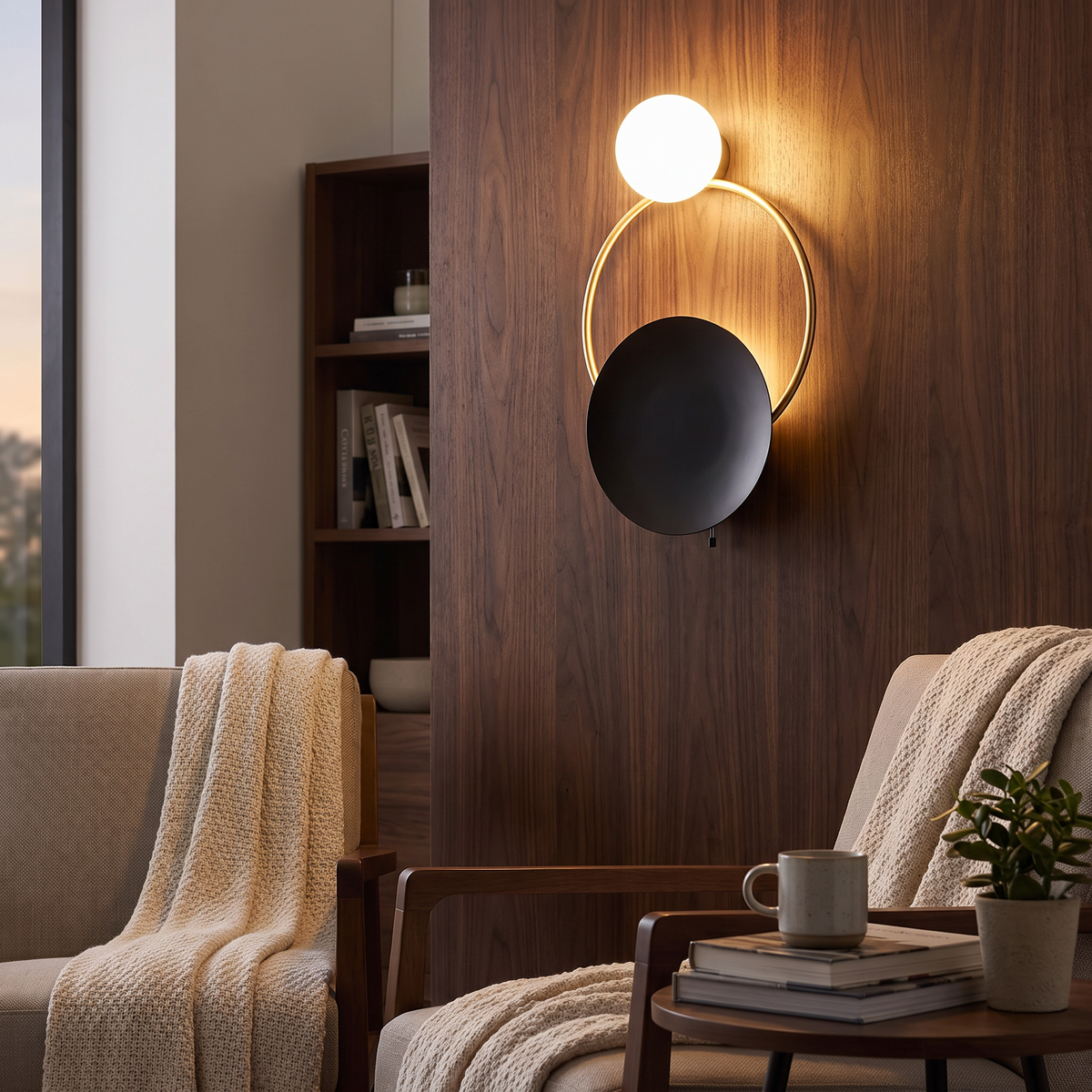 Designer Glass Wall Lamp