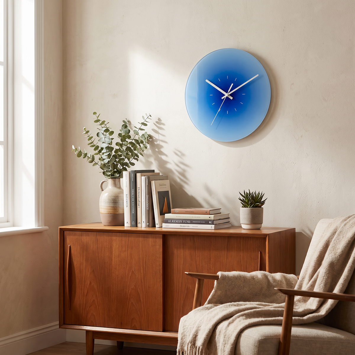 Sunset Glass Wall Clock