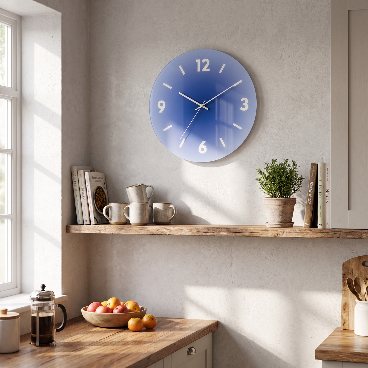 Sunset Glass Wall Clock