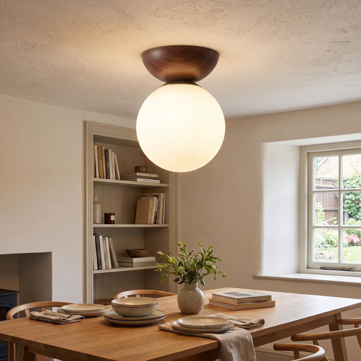 Modern Nordic Glass Ball Ceiling Light