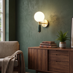 Marble & Glass Wall Lamp