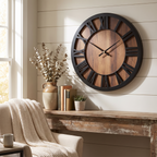 Vintage Wooden Wall Clock