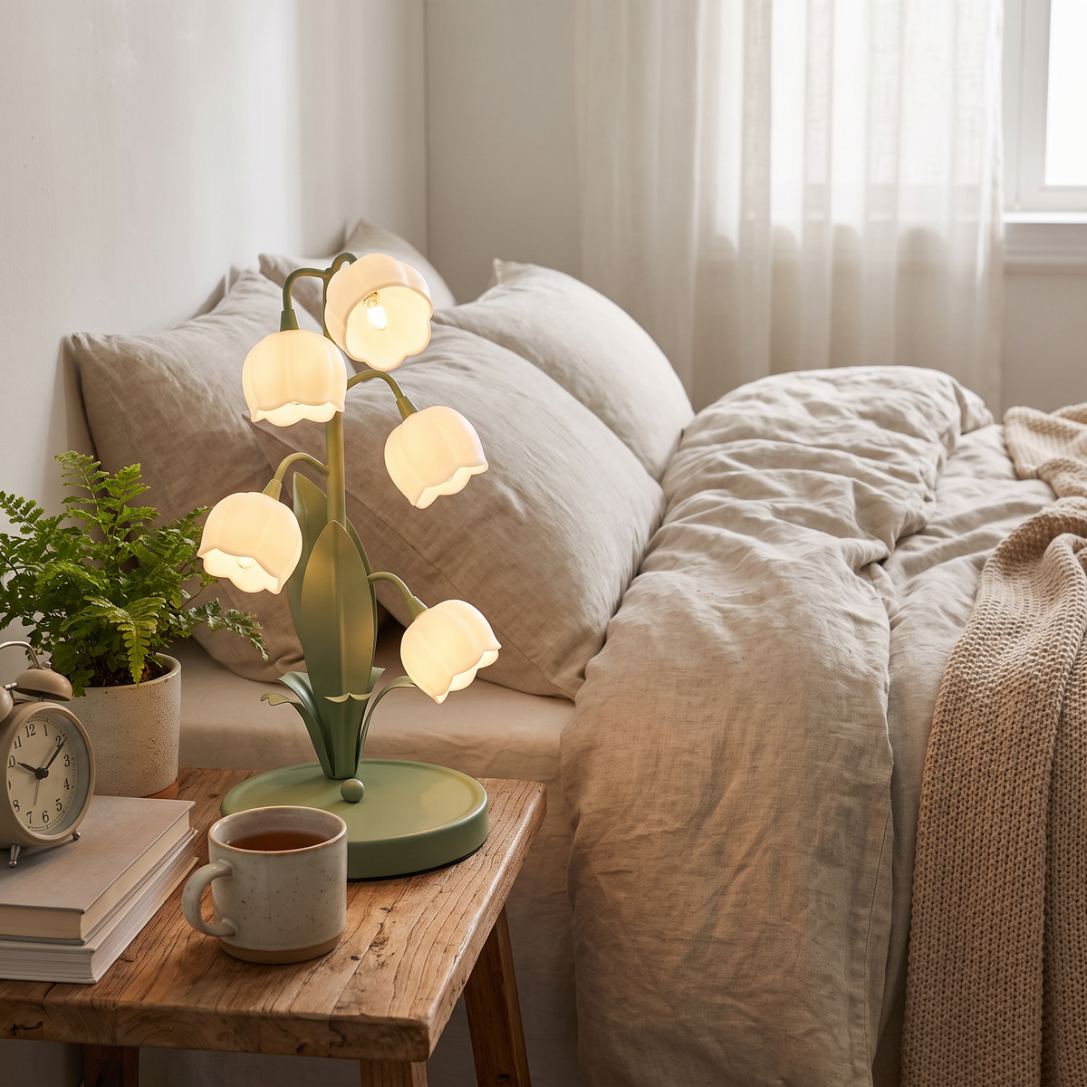 Bell Orchid Table Lamp