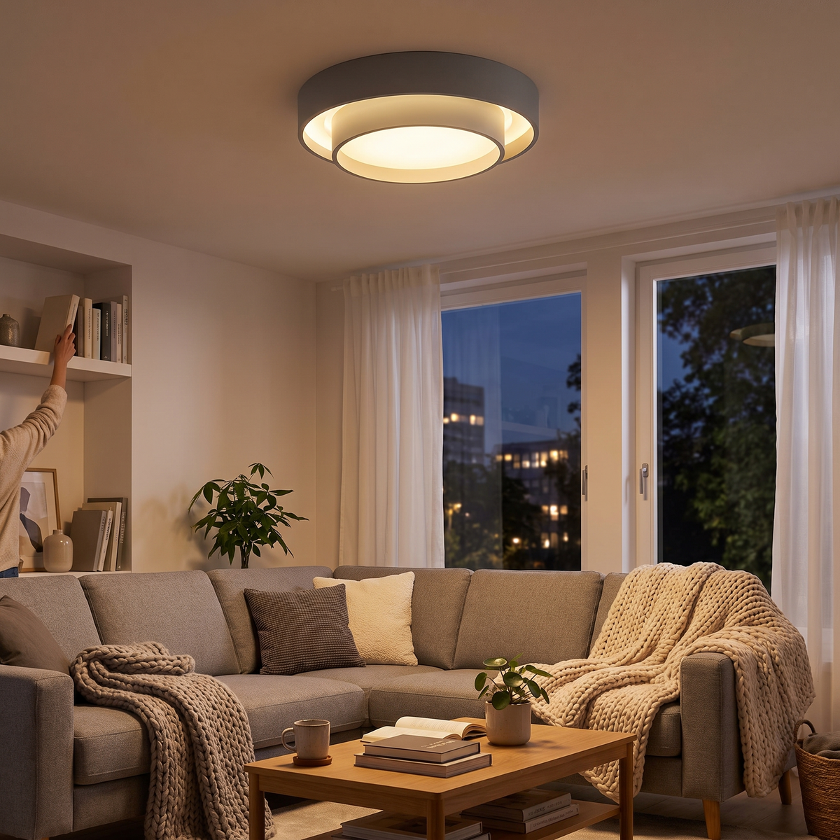 ArmoniaLuz Modern LED Ceiling Light