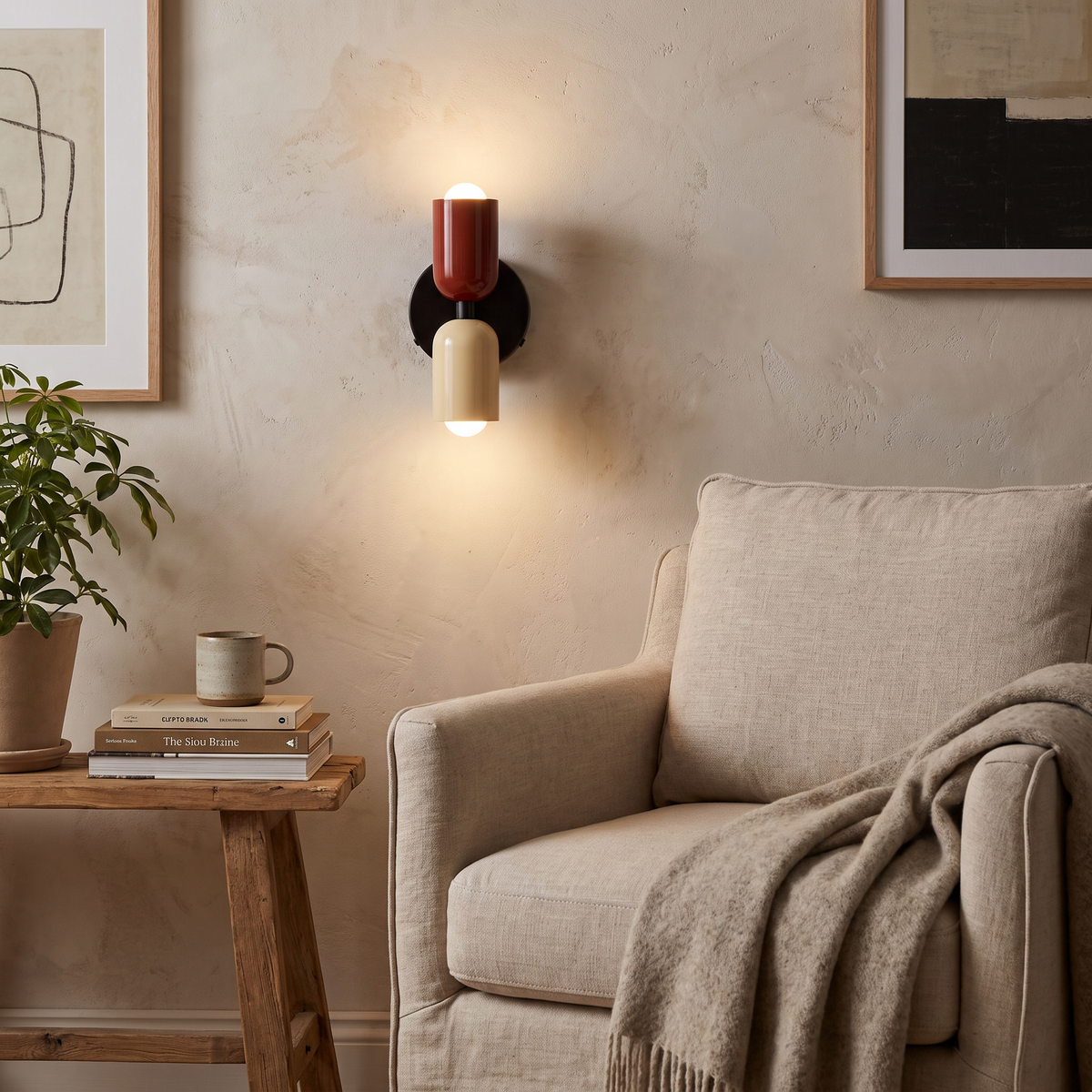 Colorful Bedside Wall Lamp
