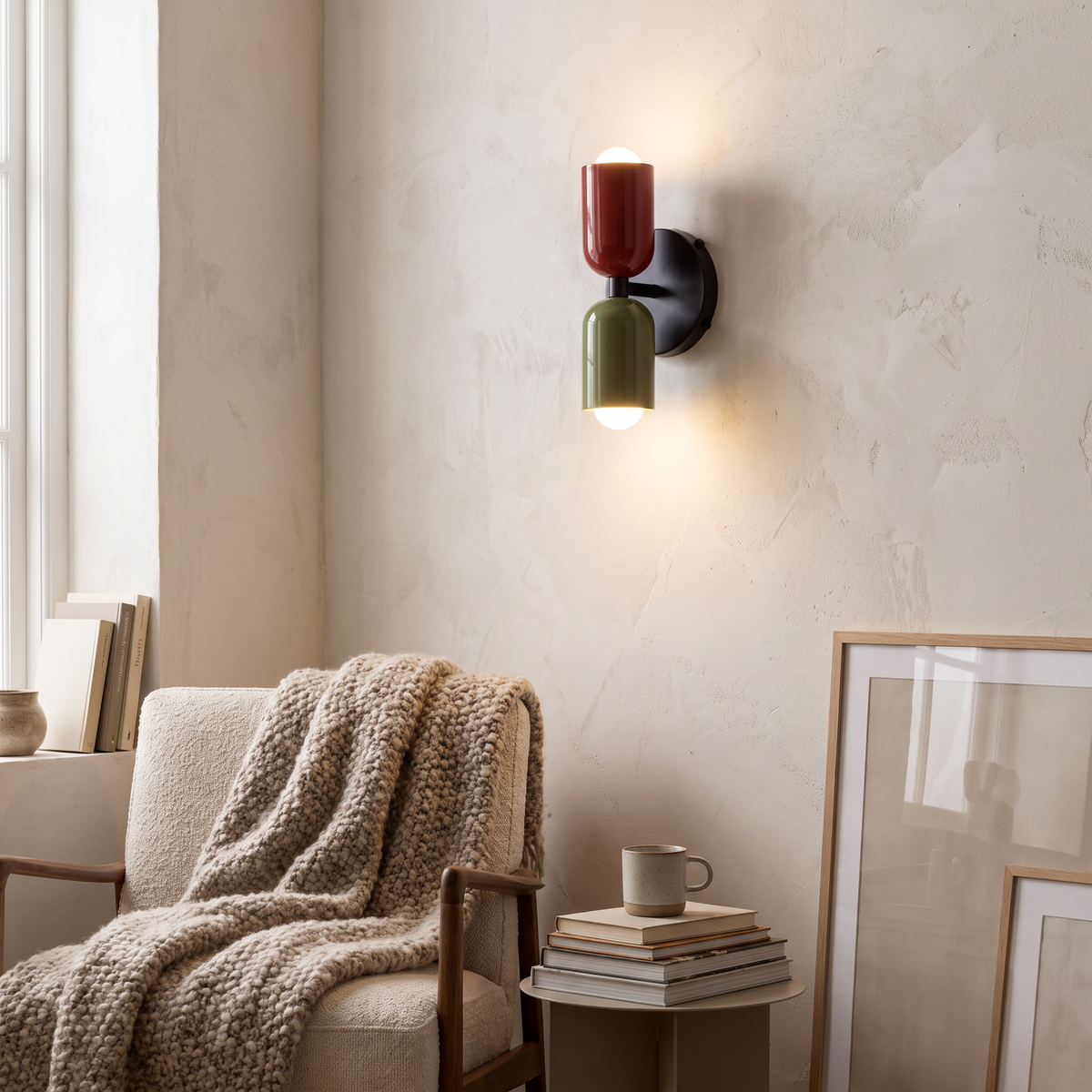 Colorful Bedside Wall Lamp