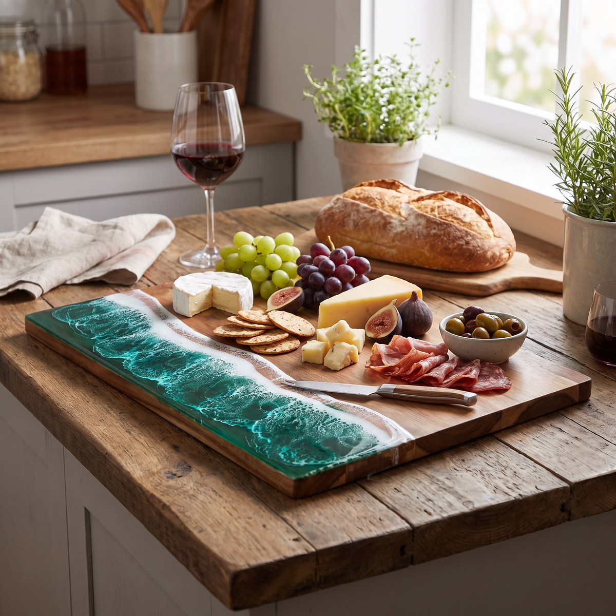 Wave Resin Cutting Board
