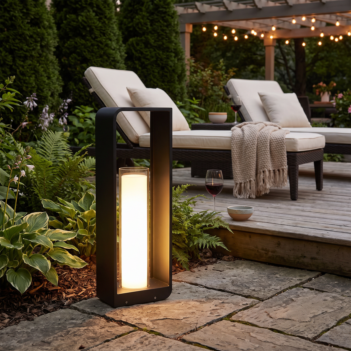Modern Square Outdoor LED Light
