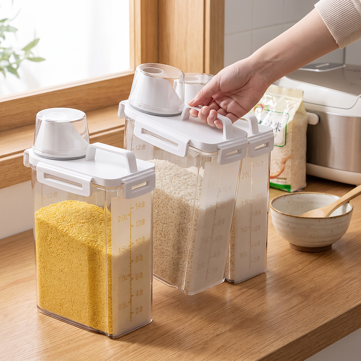 Airtight Grain Storage Container