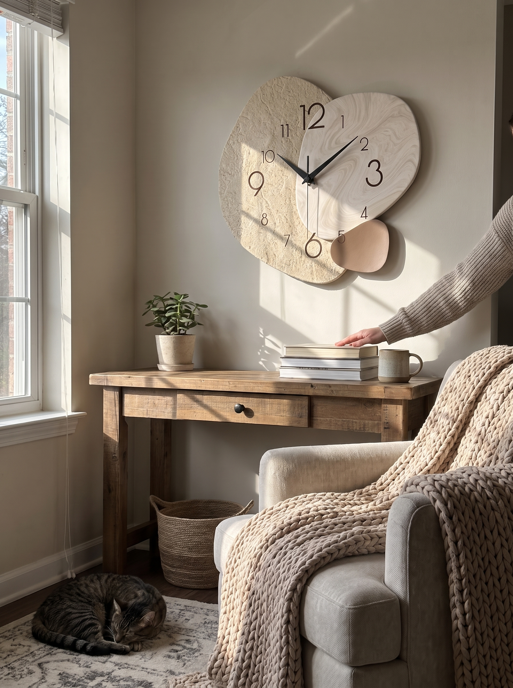TempoStone Wall Clock lifestyle image