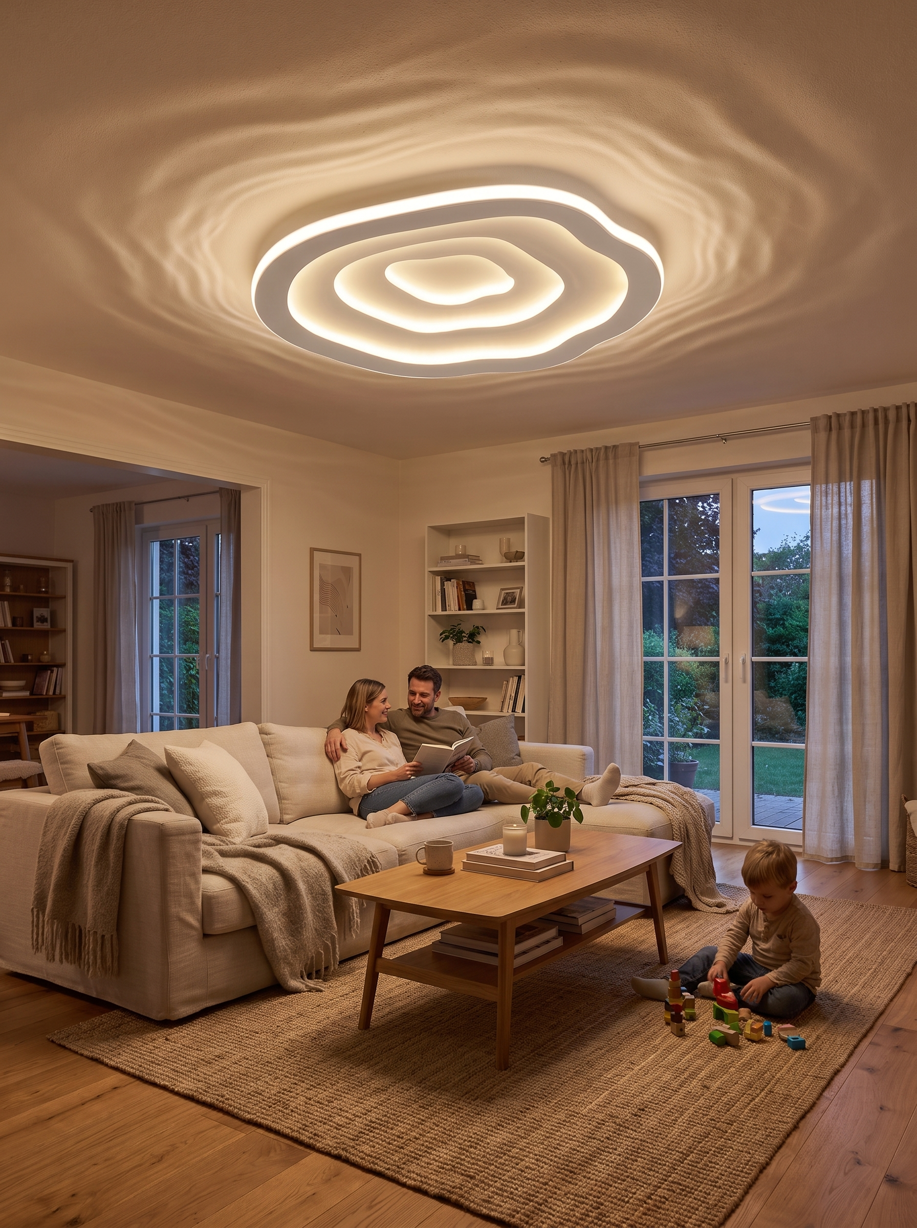 Ripple LED Ceiling Lamp lifestyle image
