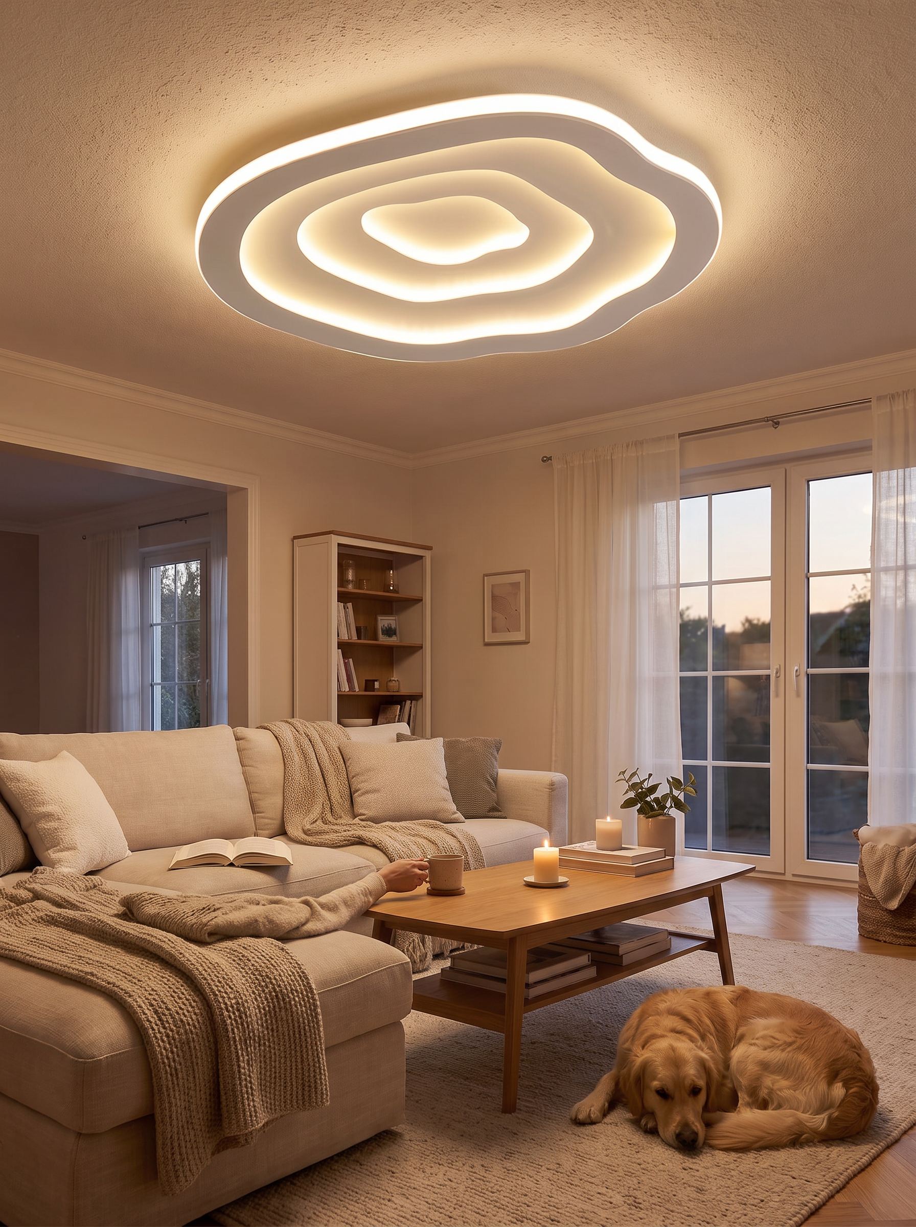 Ripple LED Ceiling Lamp lifestyle image