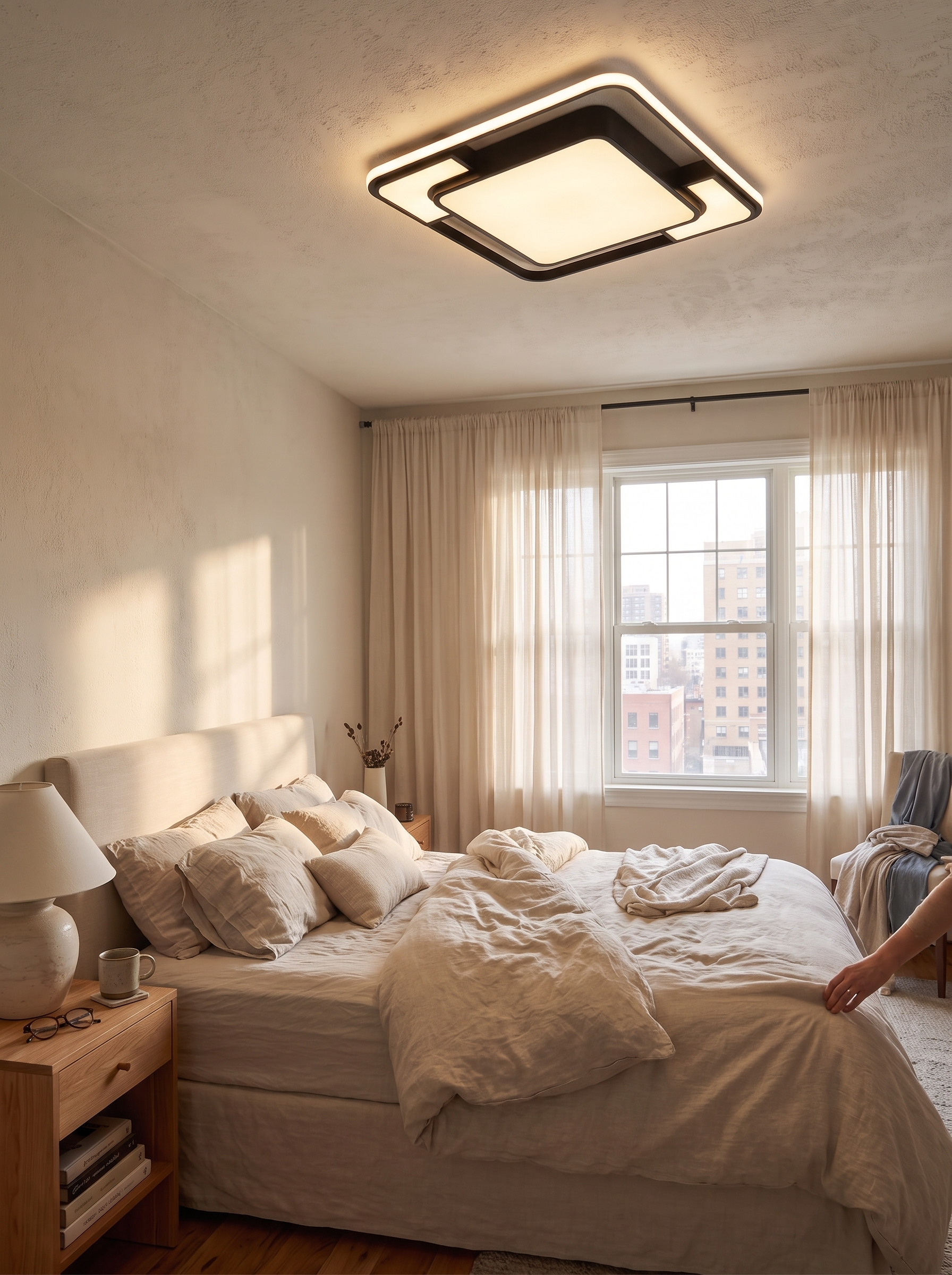 Remote-Controlled LED Ceiling Light lifestyle image