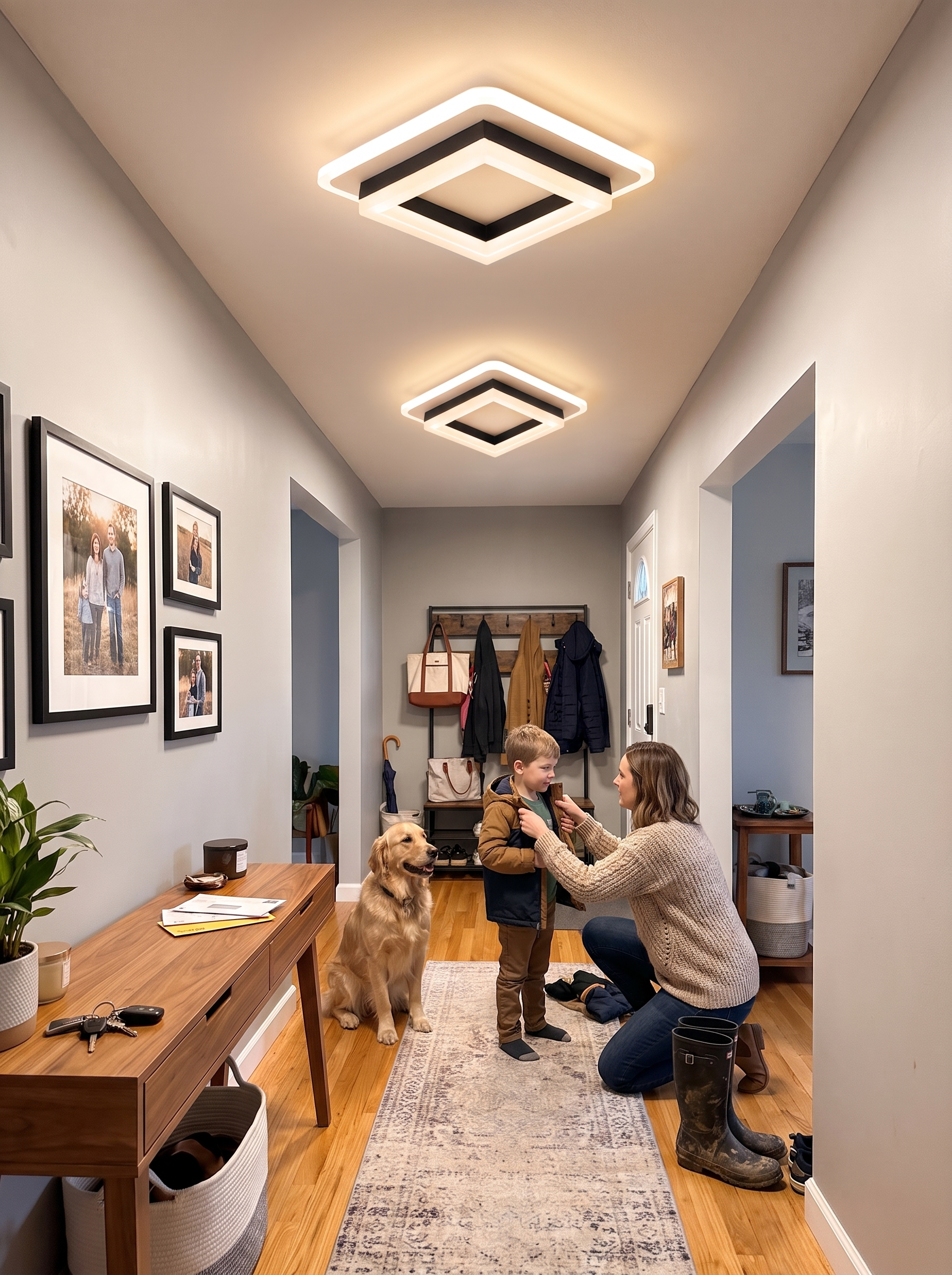 Square LED Ceiling Light lifestyle image