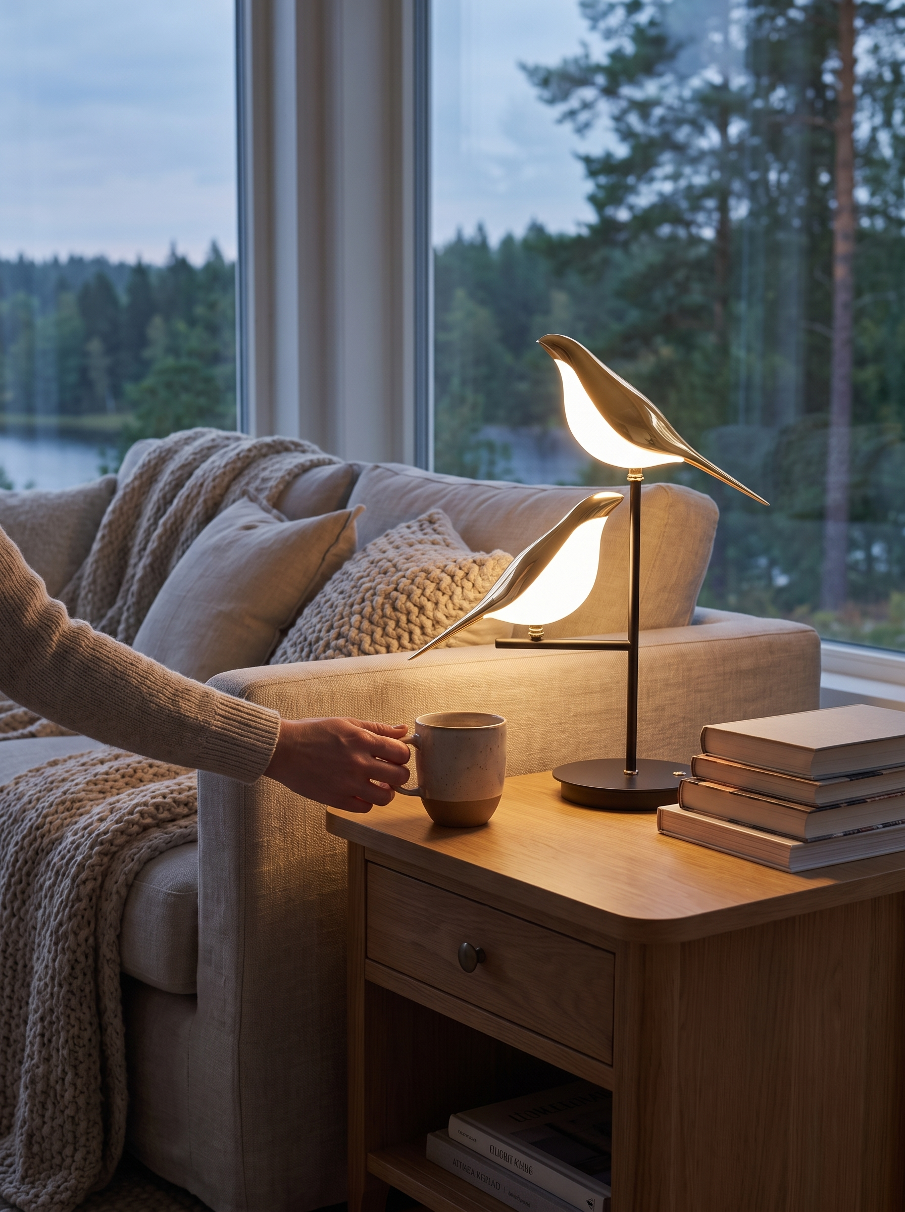 Golden Birdlight Wall Lamp lifestyle image