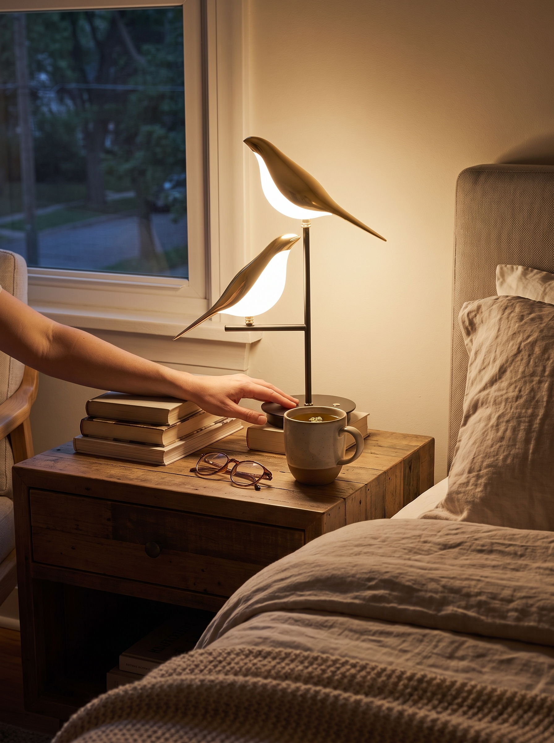 Golden Birdlight Wall Lamp lifestyle image