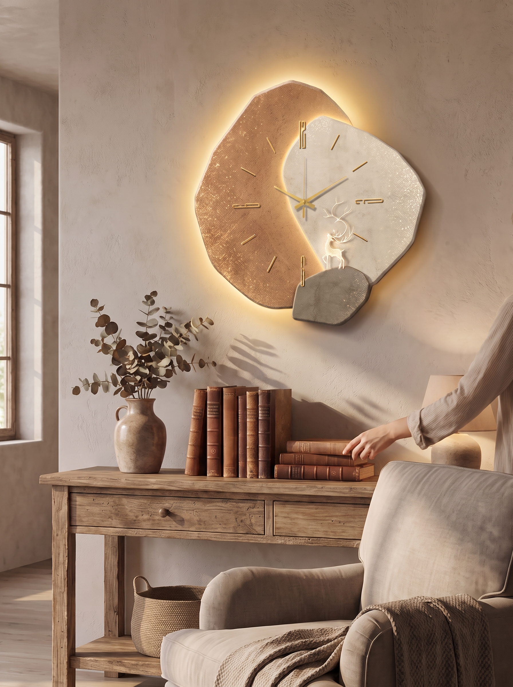 LumoClock Wall Clock lifestyle image