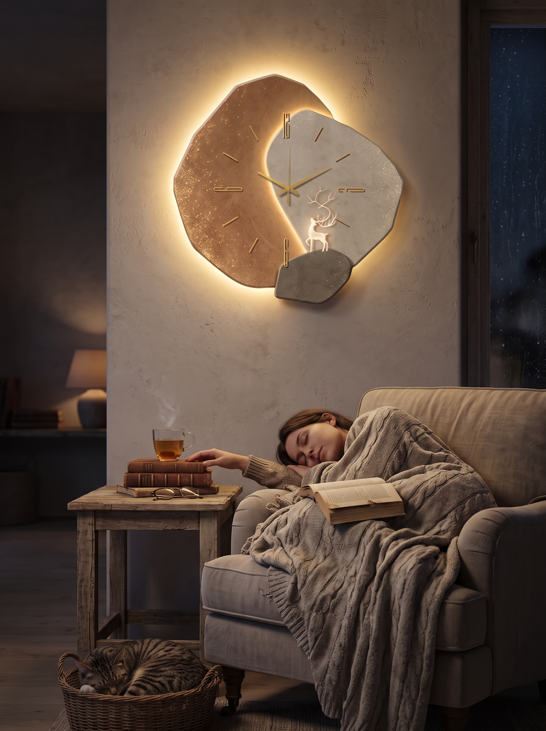 LumoClock Wall Clock lifestyle image