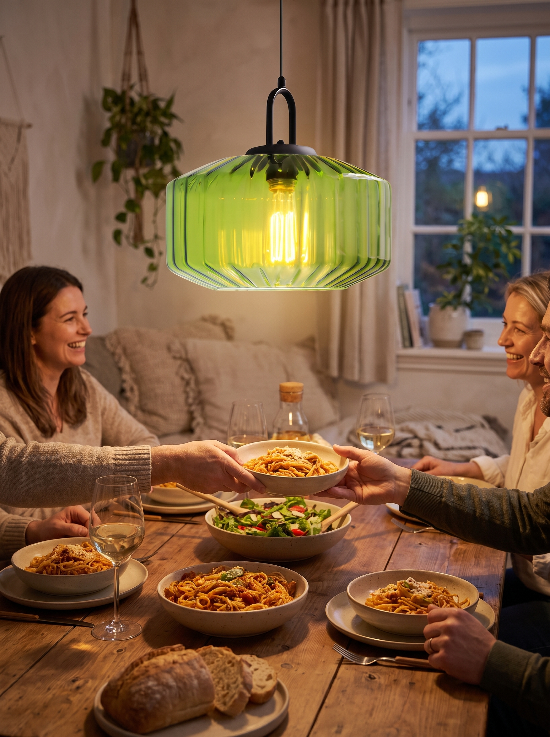 Mireta Glass Pendant Light lifestyle image