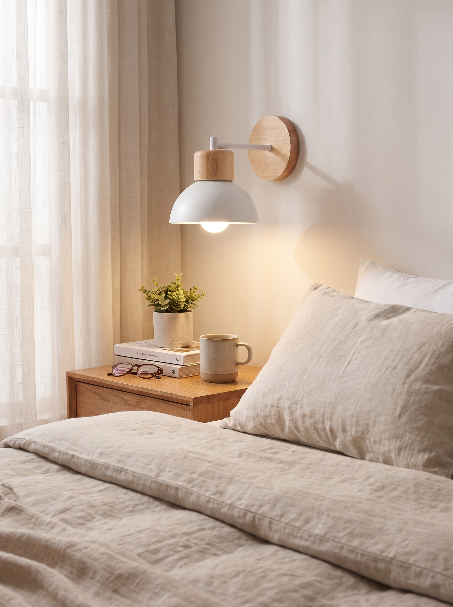 Wood & Metal Wall Lamp lifestyle image