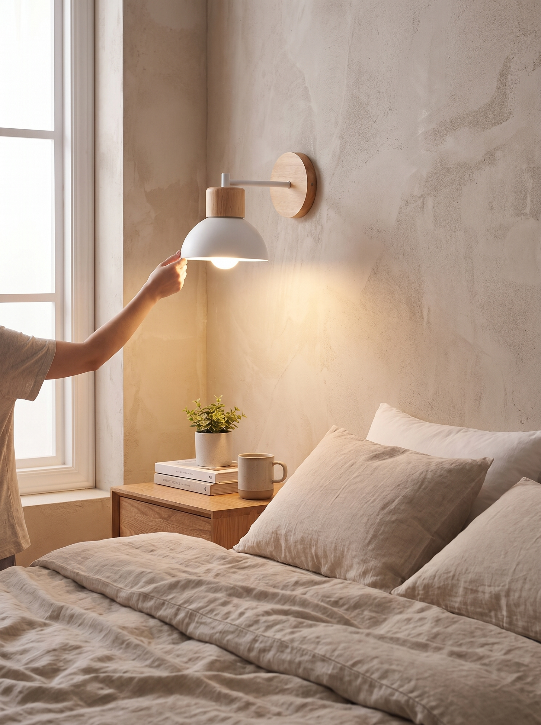 Wood & Metal Wall Lamp lifestyle image
