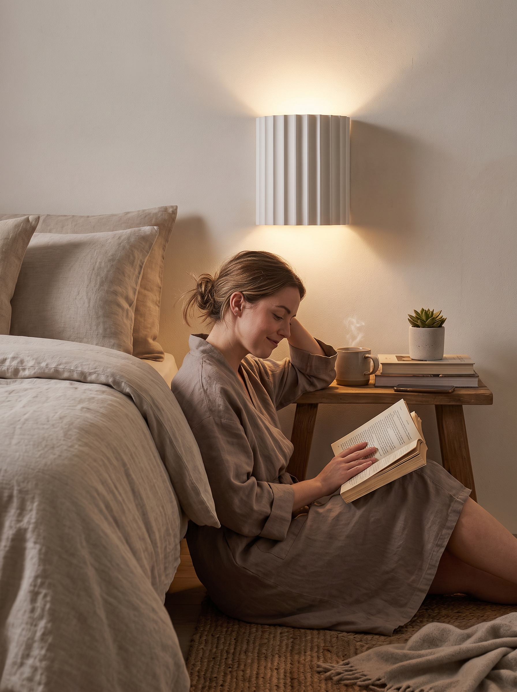 Nordic Modern Resin Wall Lamp lifestyle image
