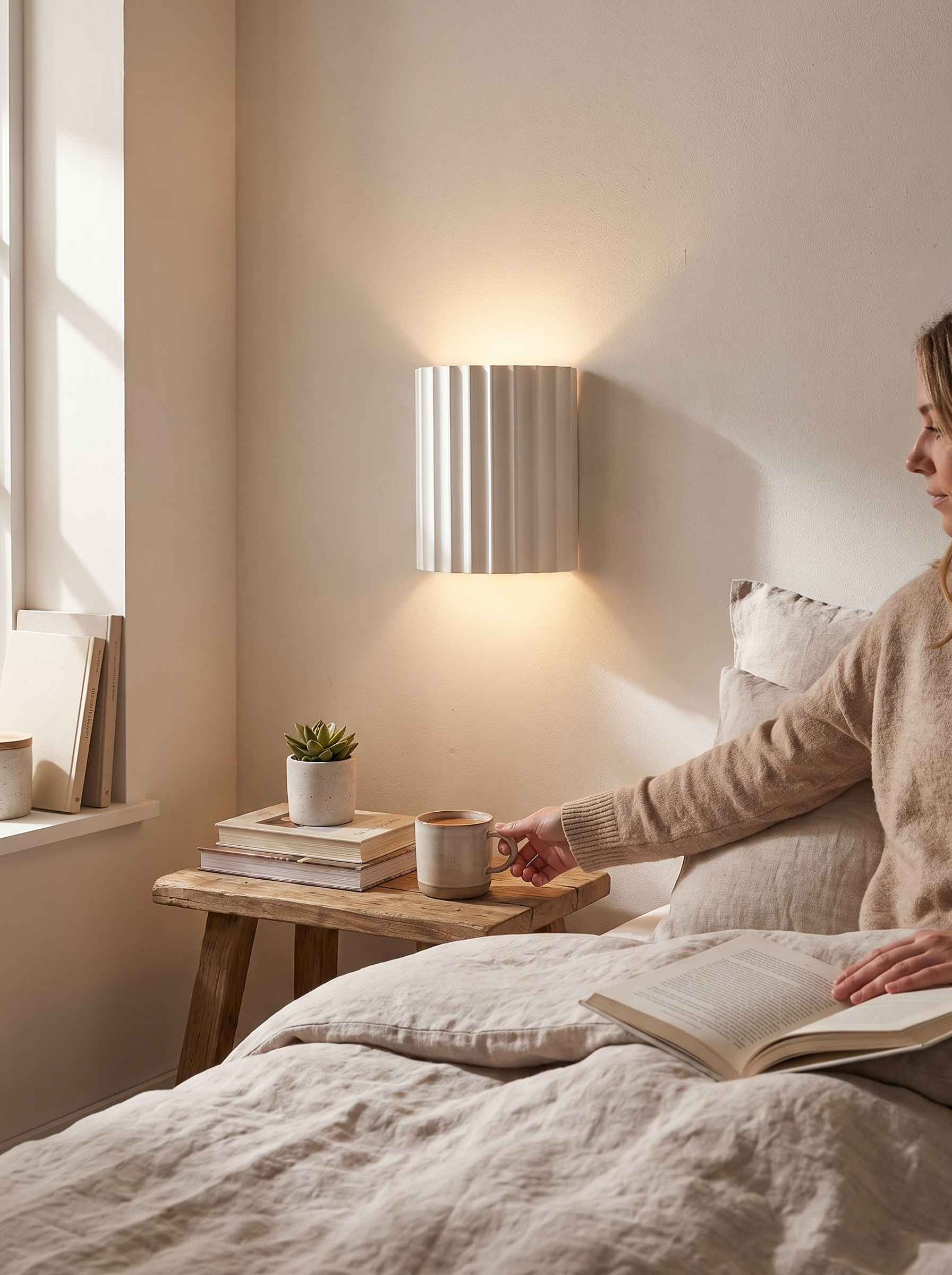 Nordic Modern Resin Wall Lamp lifestyle image
