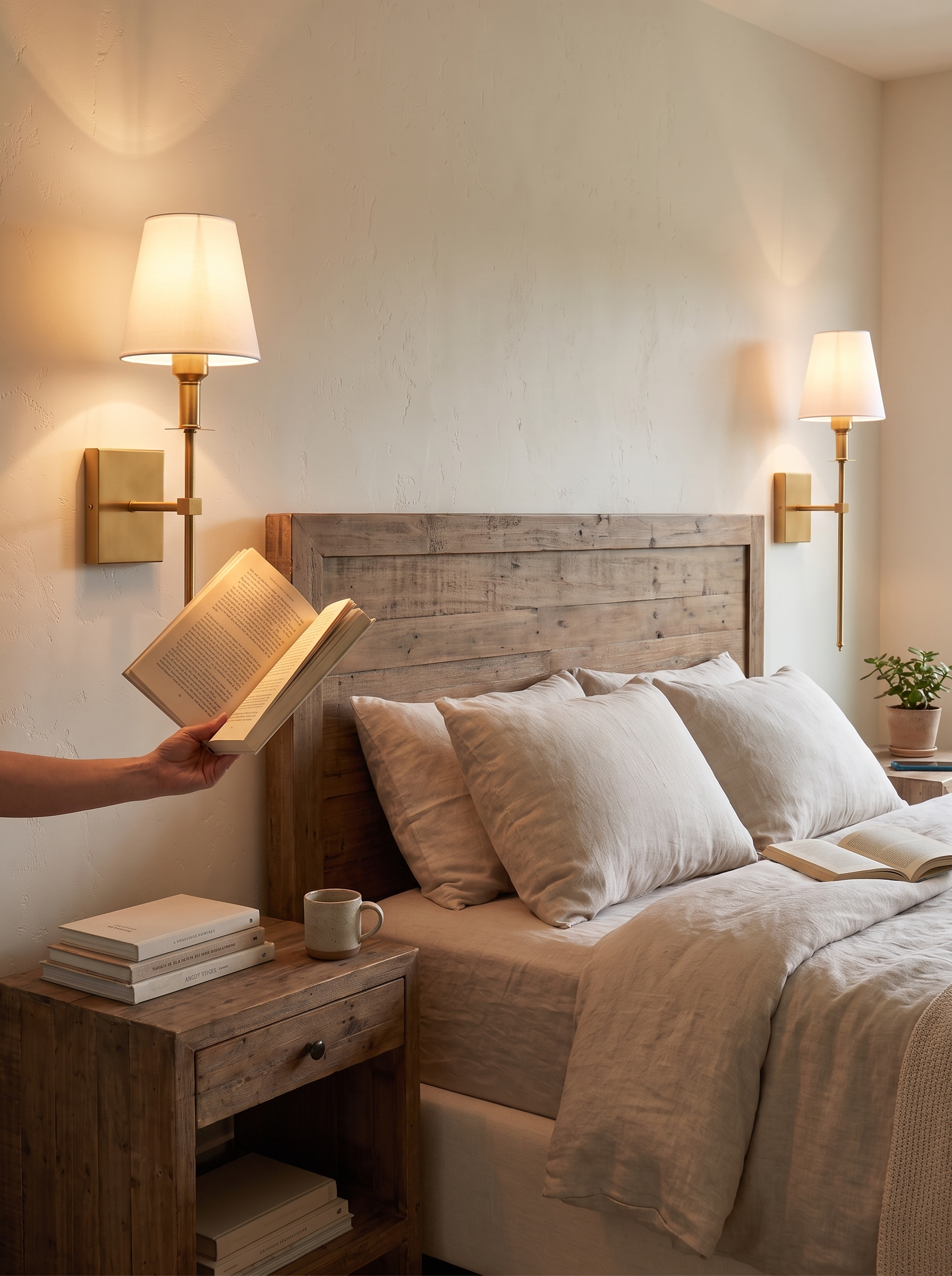 Rechargeable Wireless Wall Light (2 Pack) lifestyle image