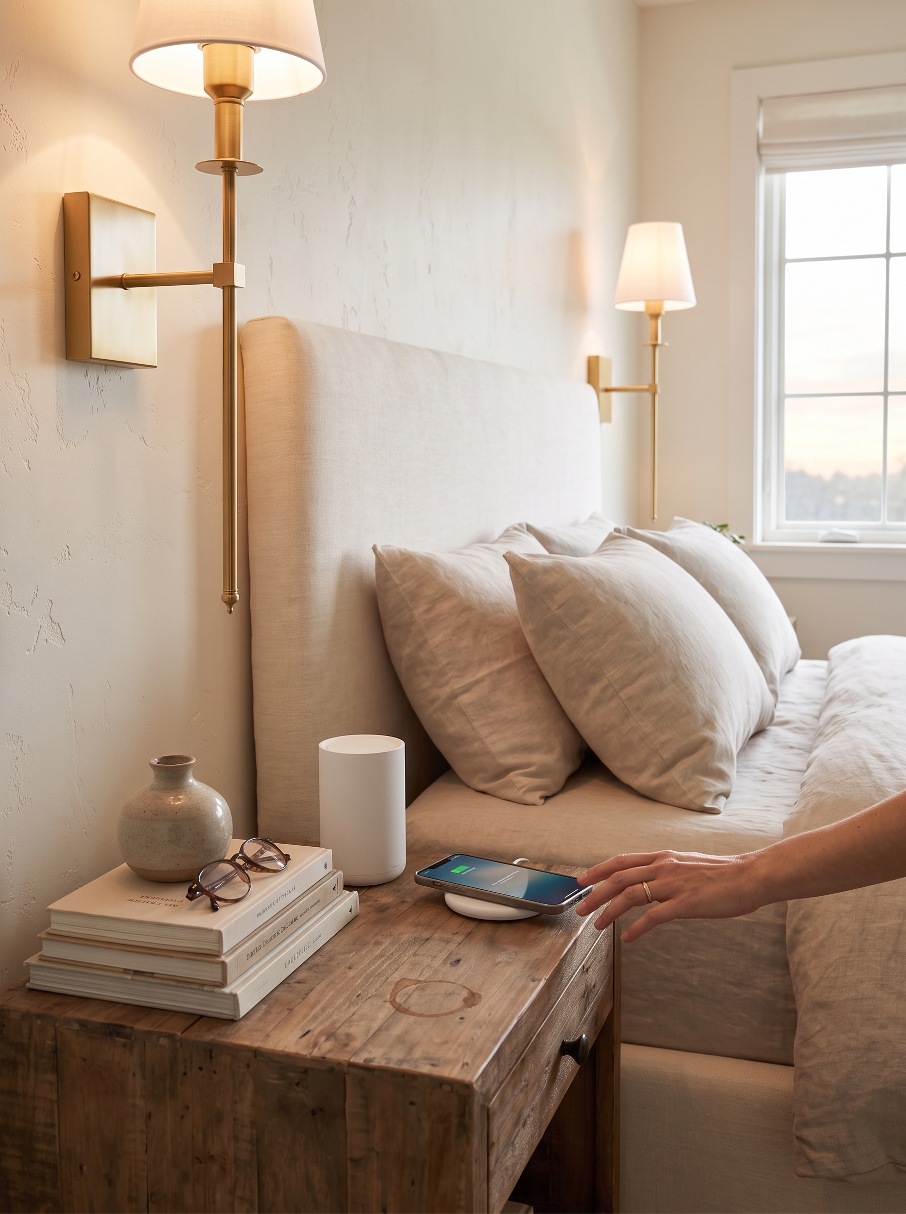 Rechargeable Wireless Wall Light (2 Pack) lifestyle image