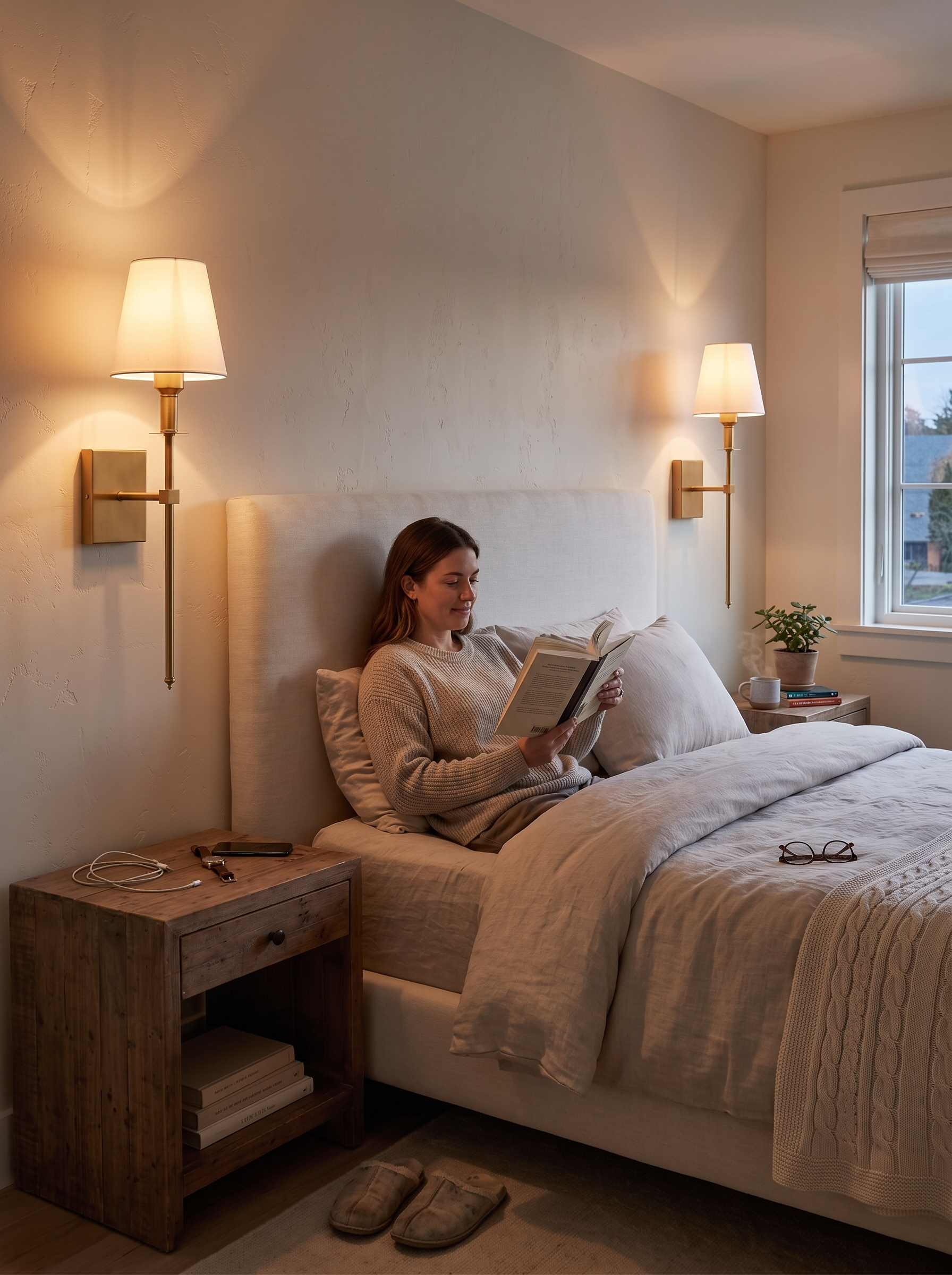 Rechargeable Wireless Wall Light (2 Pack) lifestyle image