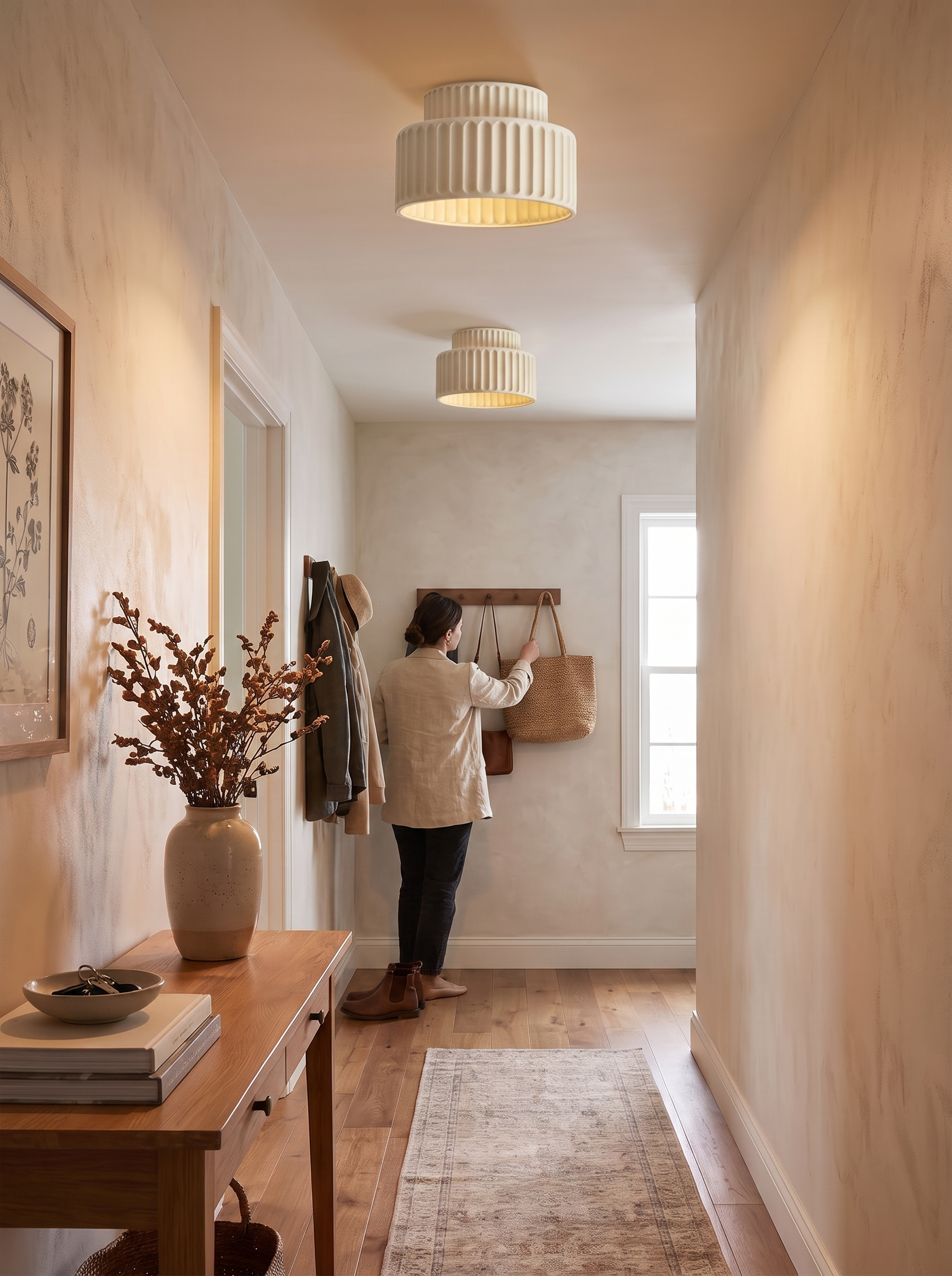 Nordic Ripple Ceiling Light lifestyle image