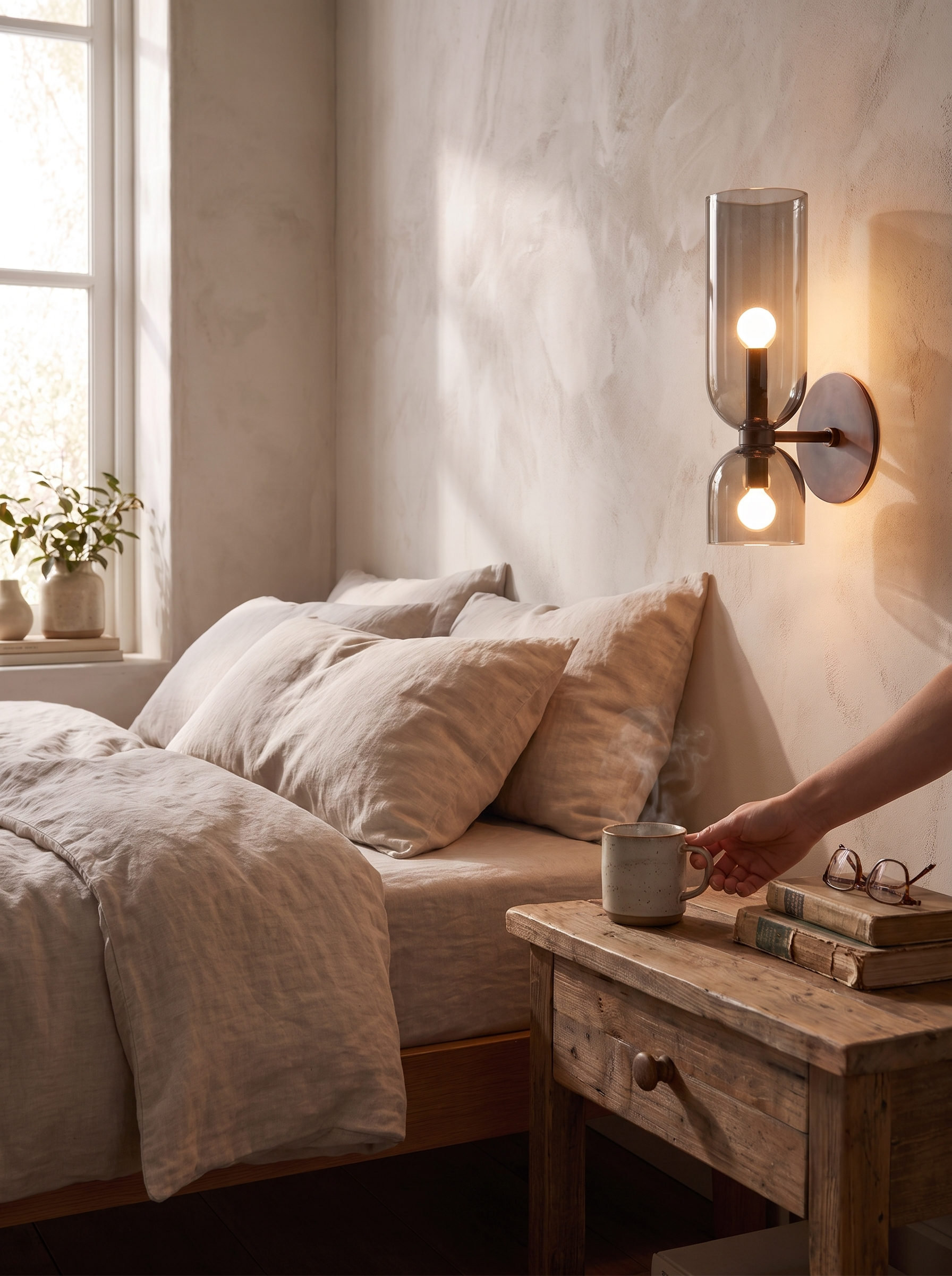 Nordic Glass Wall Lamp lifestyle image