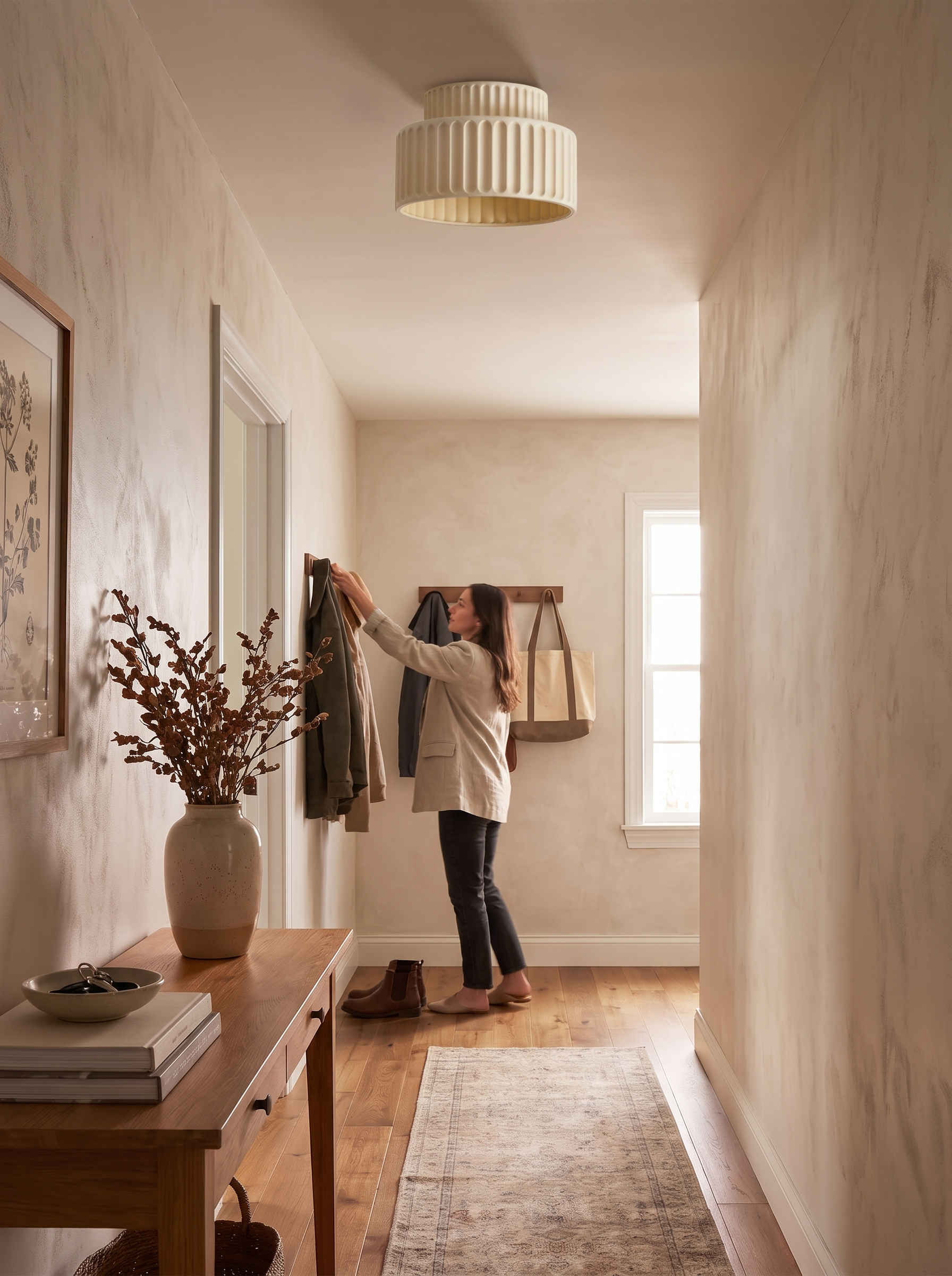 Nordic Ripple Ceiling Light lifestyle image
