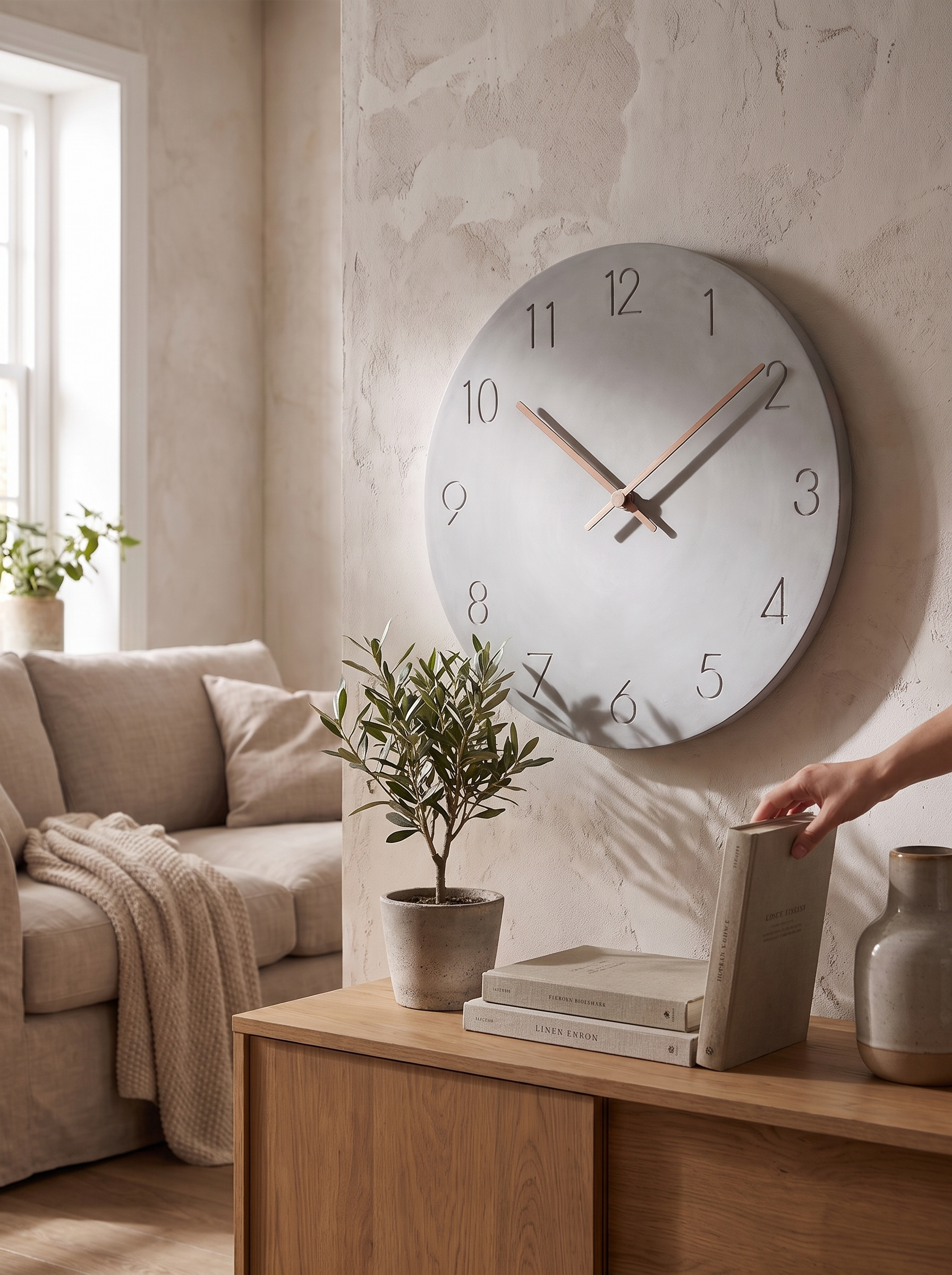 Nork Minimalist Wall Clock lifestyle image