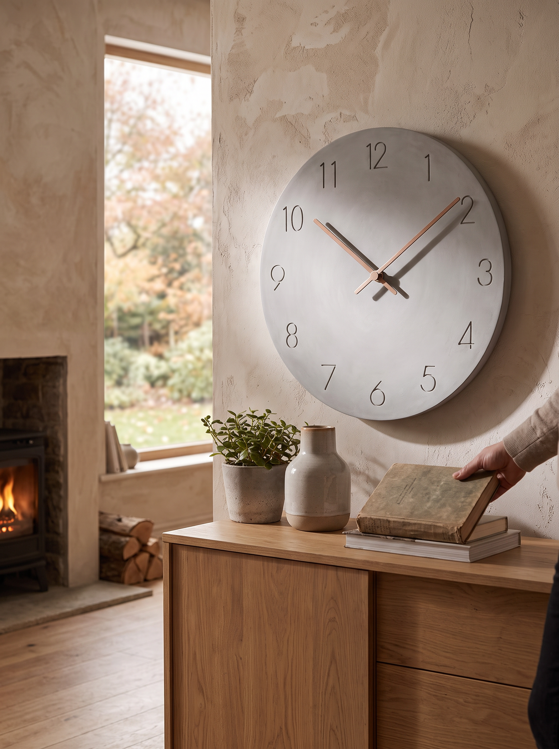 Nork Minimalist Wall Clock lifestyle image