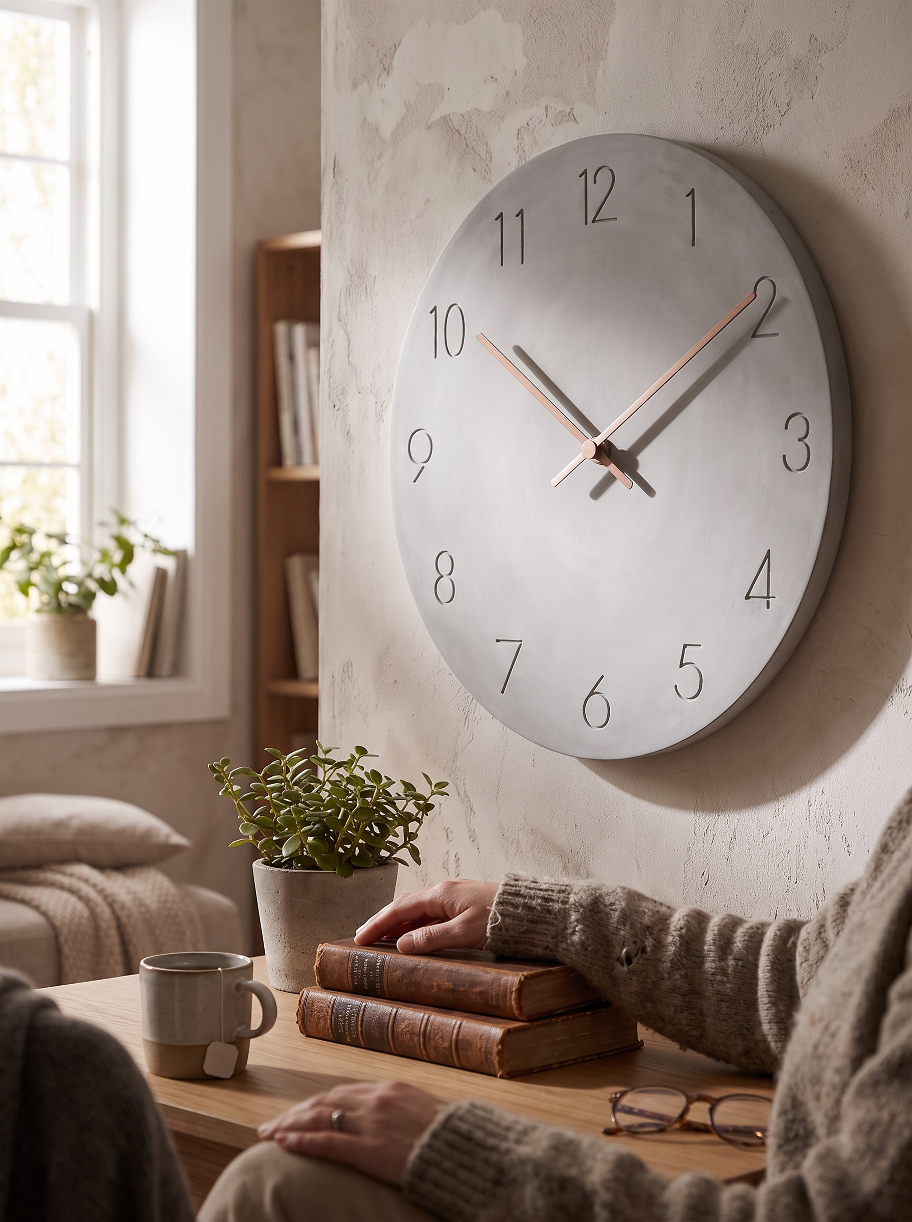 Nork Minimalist Wall Clock lifestyle image
