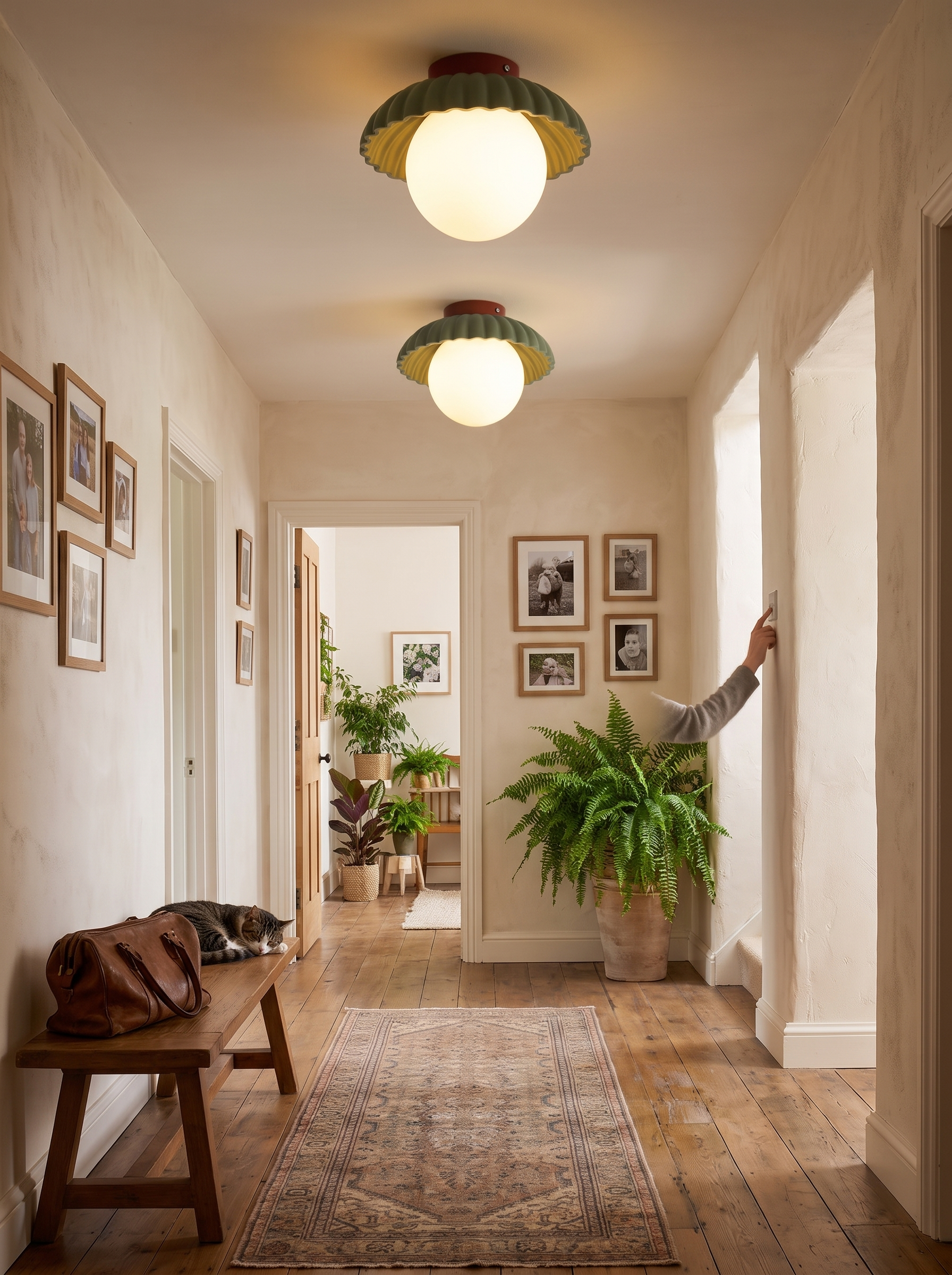 Iron Hallway Ceiling Light lifestyle image