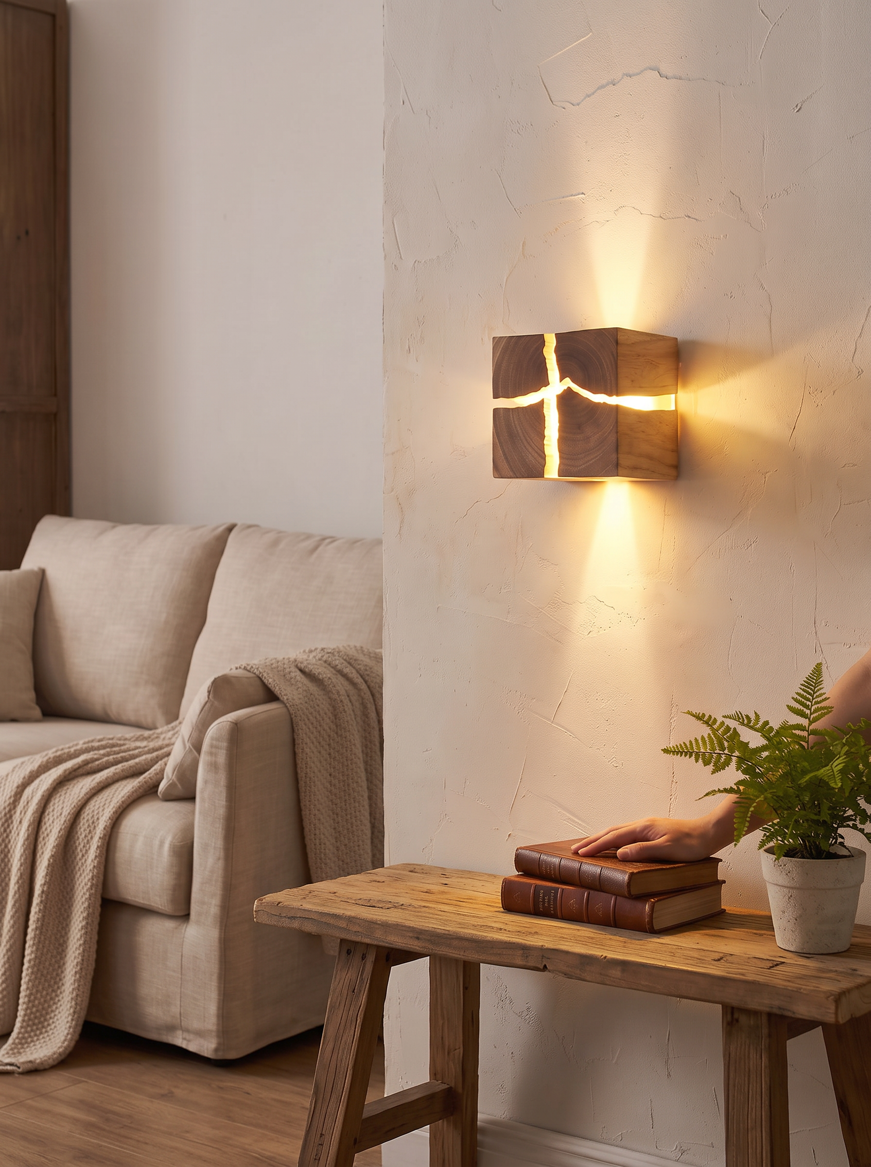 WoodAura Wall Light lifestyle image