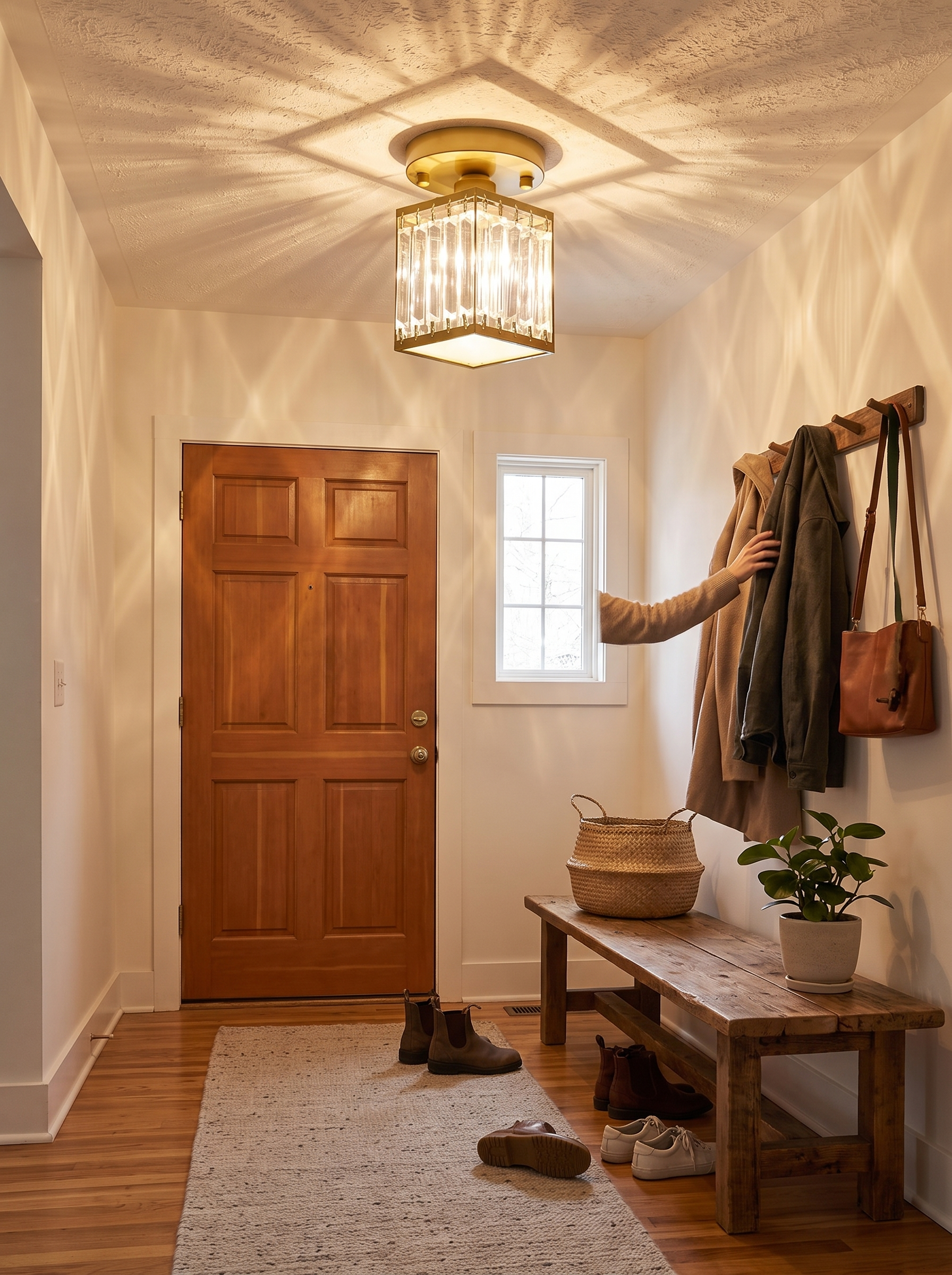 Crystal Foyer Ceiling Light lifestyle image